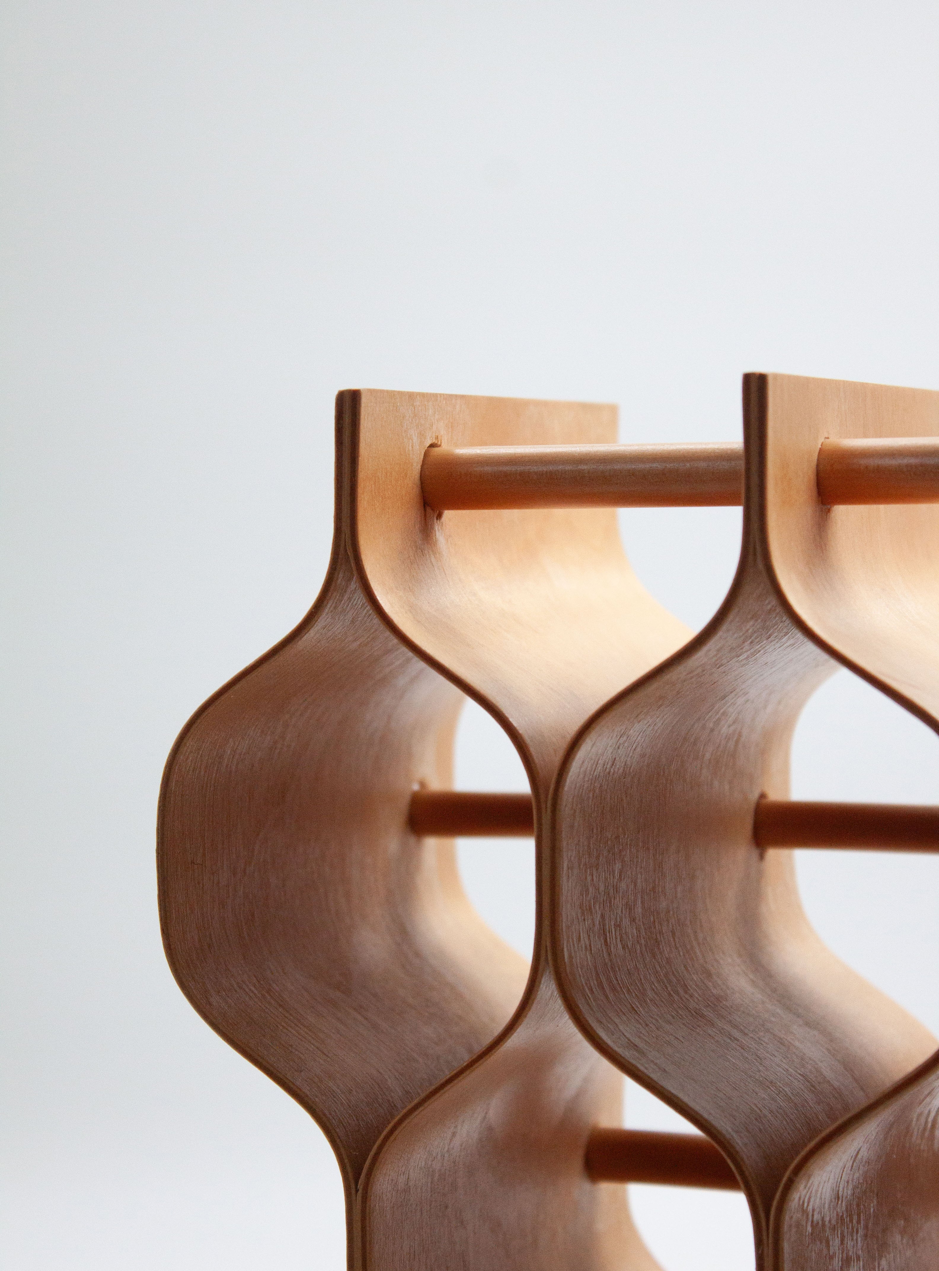 Ab Formträ Sculptural Wine Rack by Torsten Johansson - Image 11