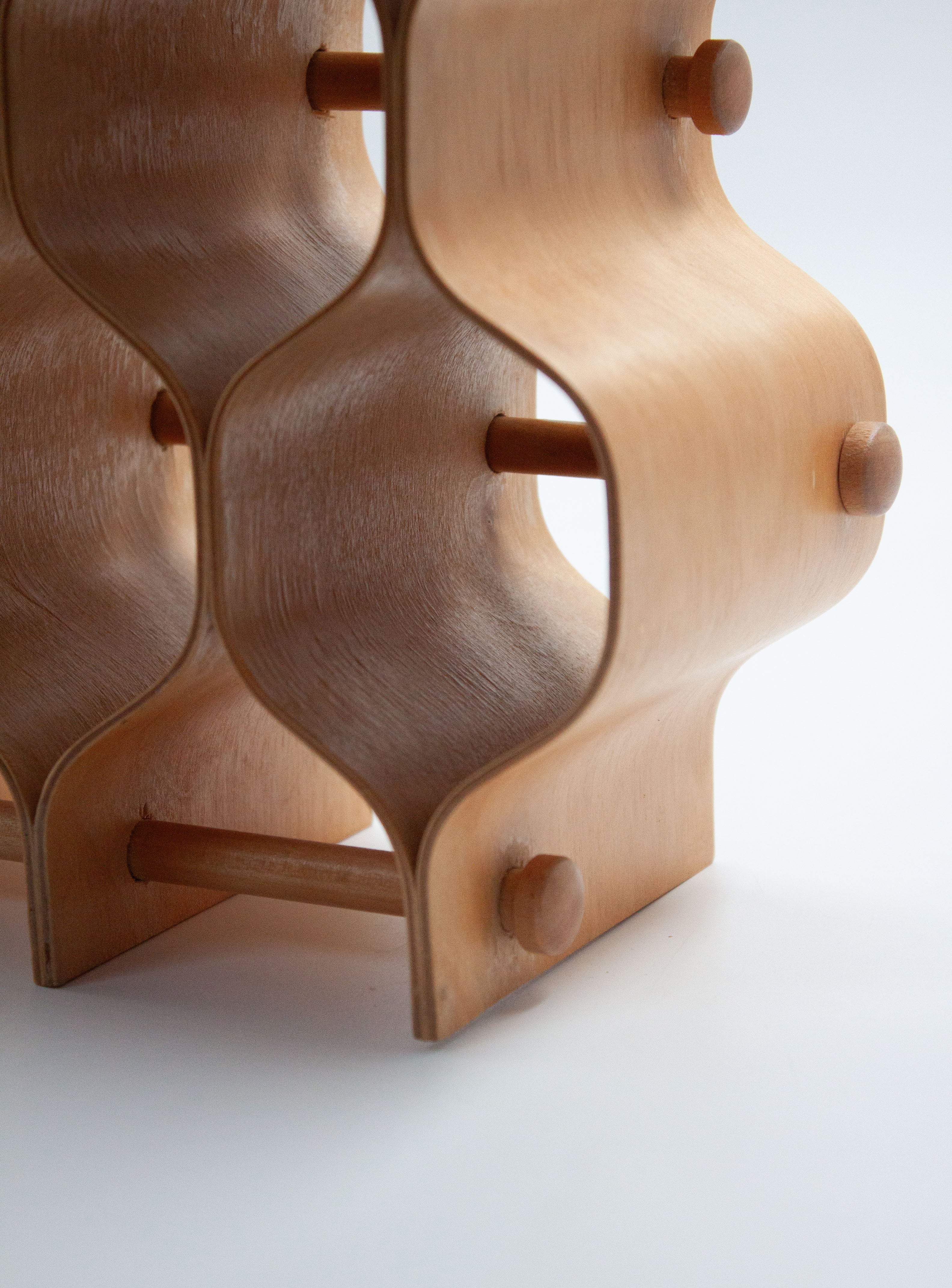 Ab Formträ Sculptural Wine Rack by Torsten Johansson - Image 13