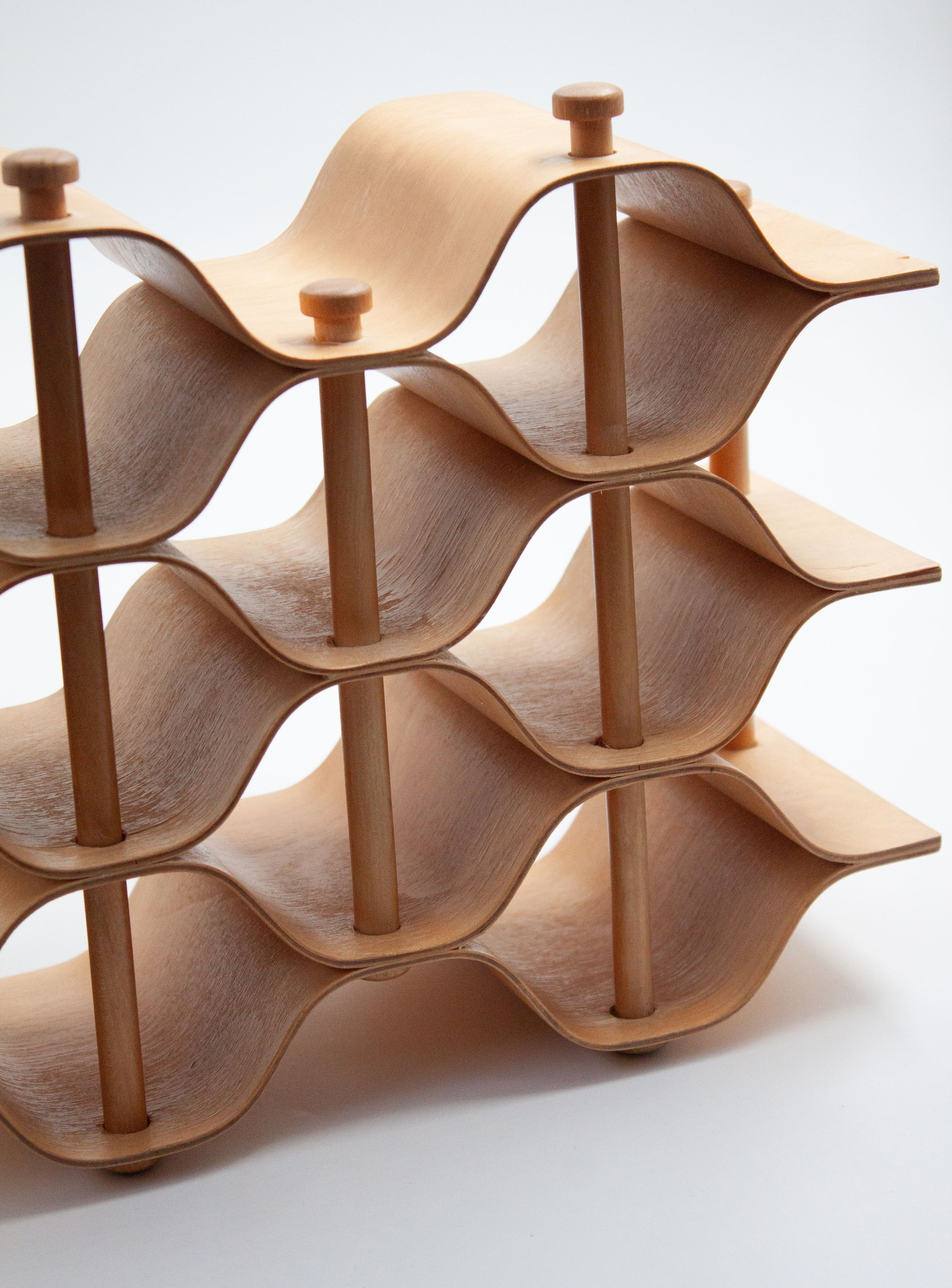 Ab Formträ Sculptural Wine Rack by Torsten Johansson - Image 17