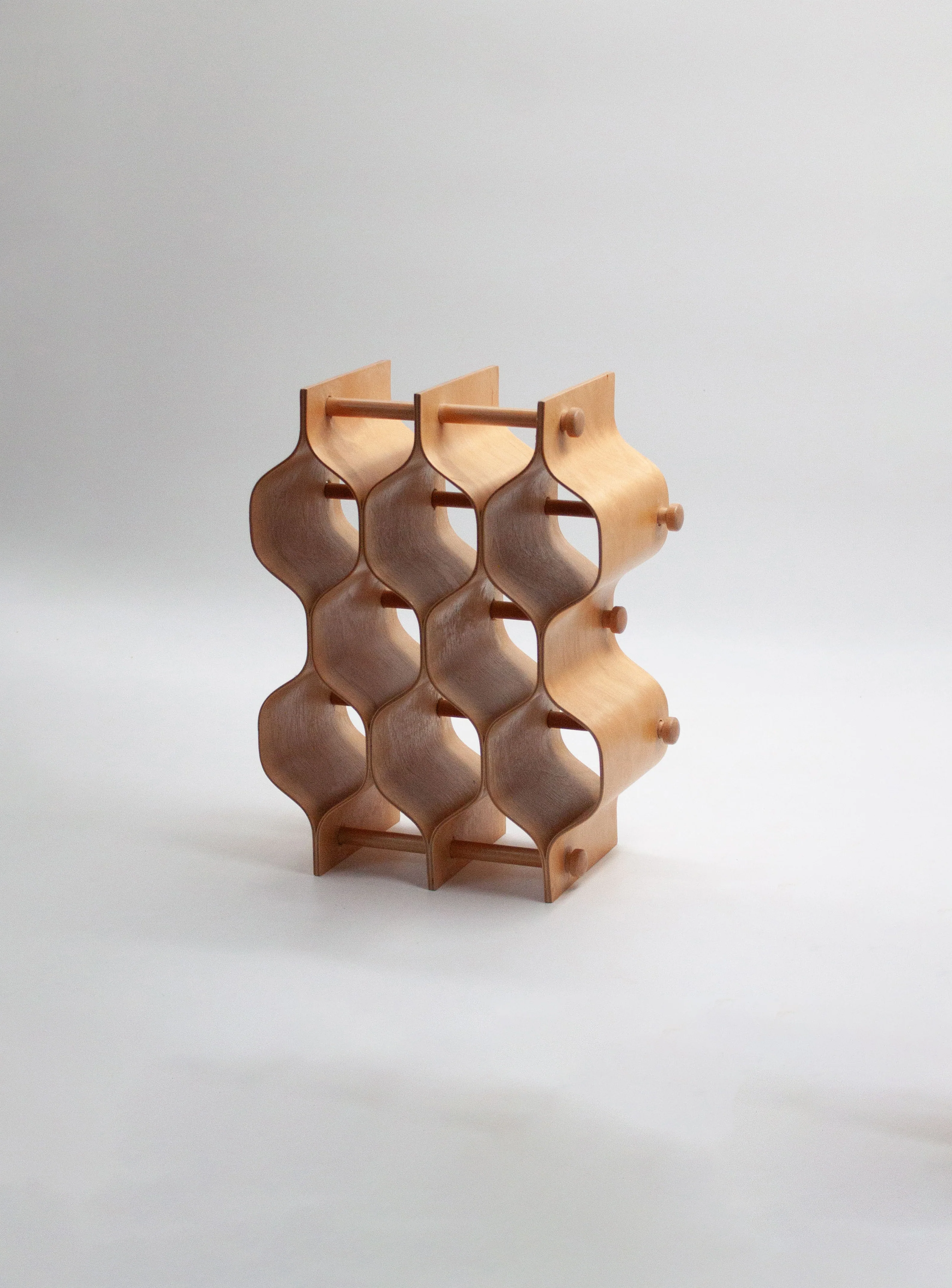 Ab Formträ Sculptural Wine Rack by Torsten Johansson - Image 2