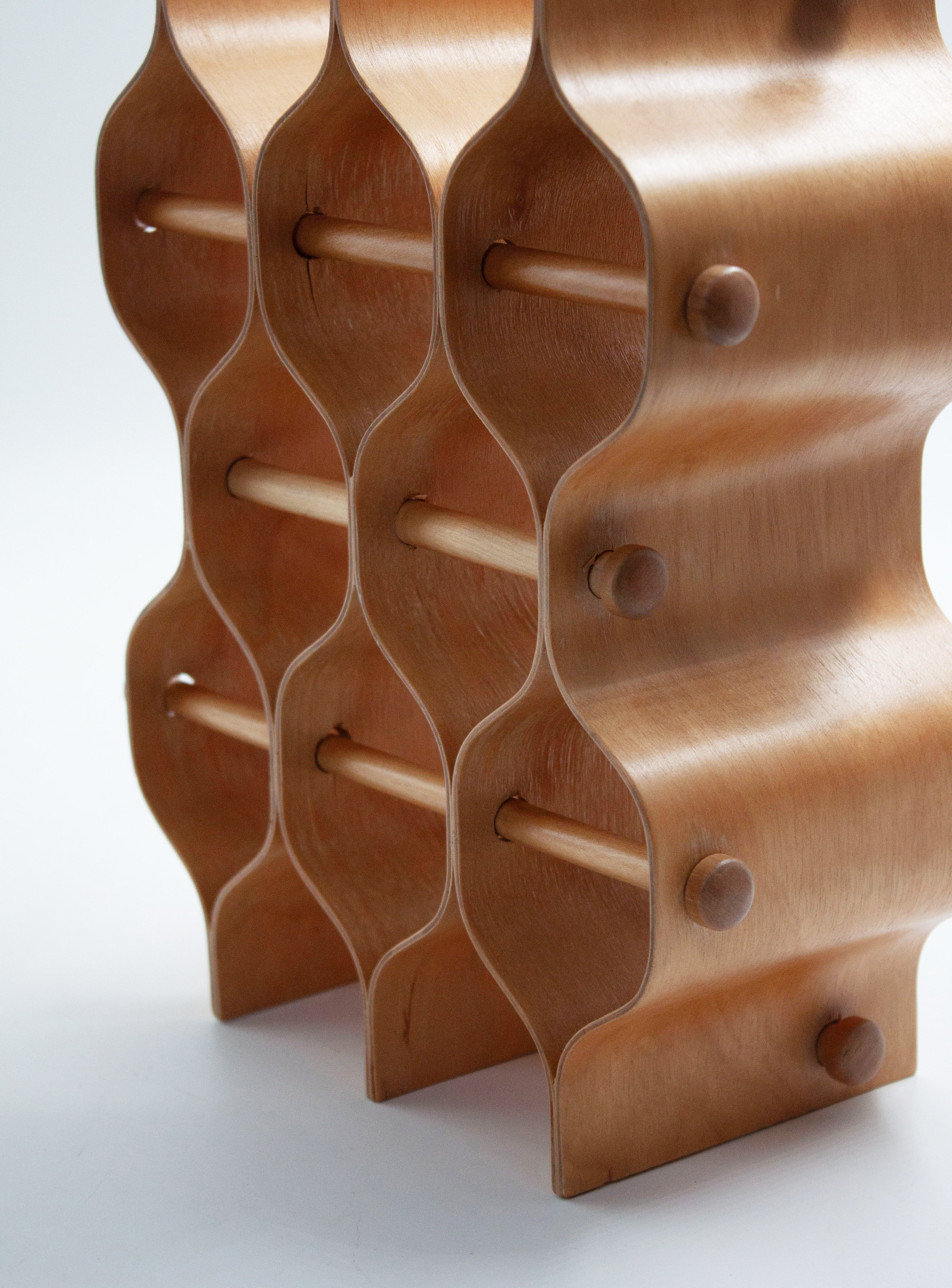 Ab Formträ Sculptural Wine Rack by Torsten Johansson - Image 24