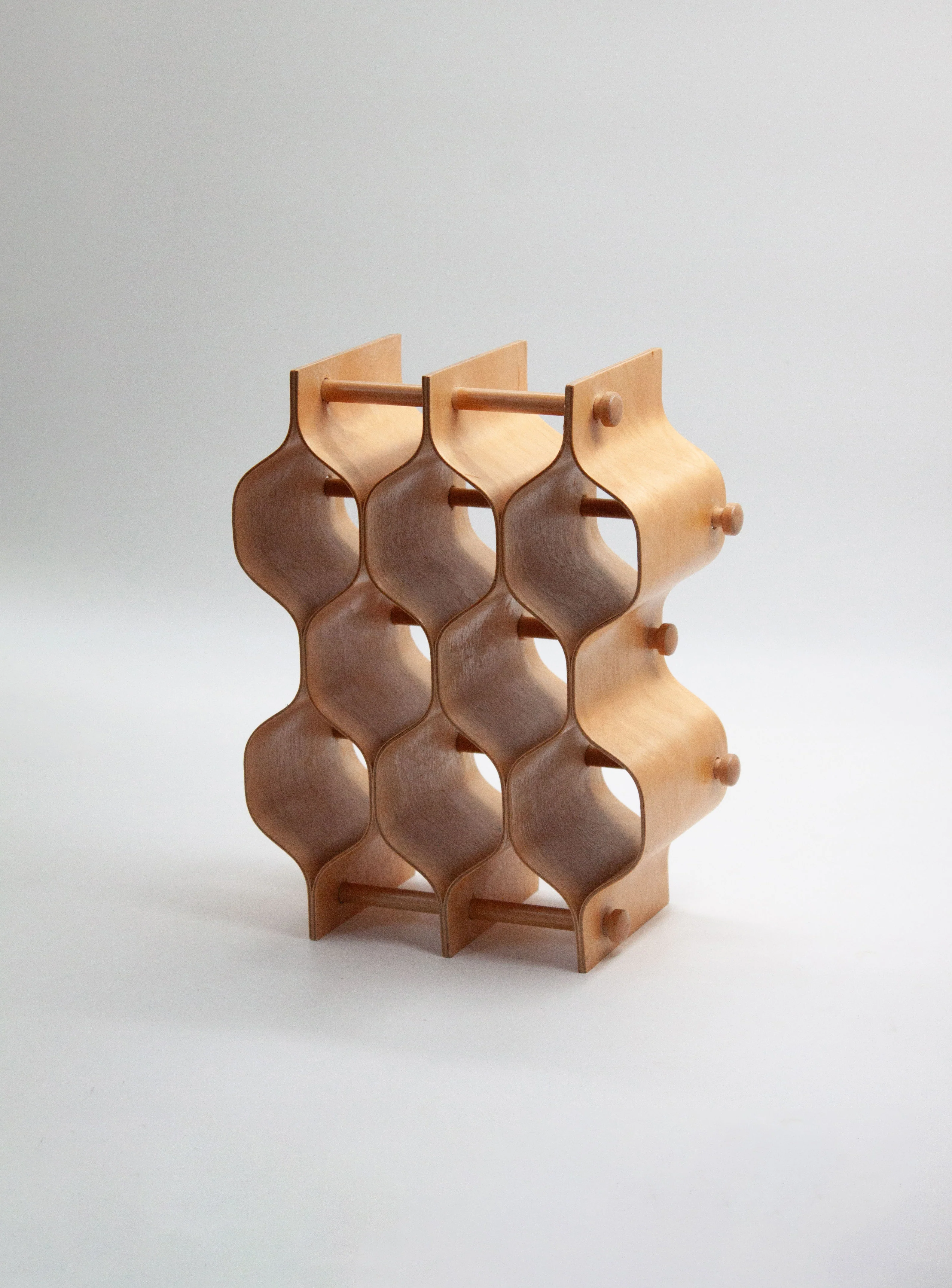Ab Formträ Sculptural Wine Rack by Torsten Johansson - Image 3