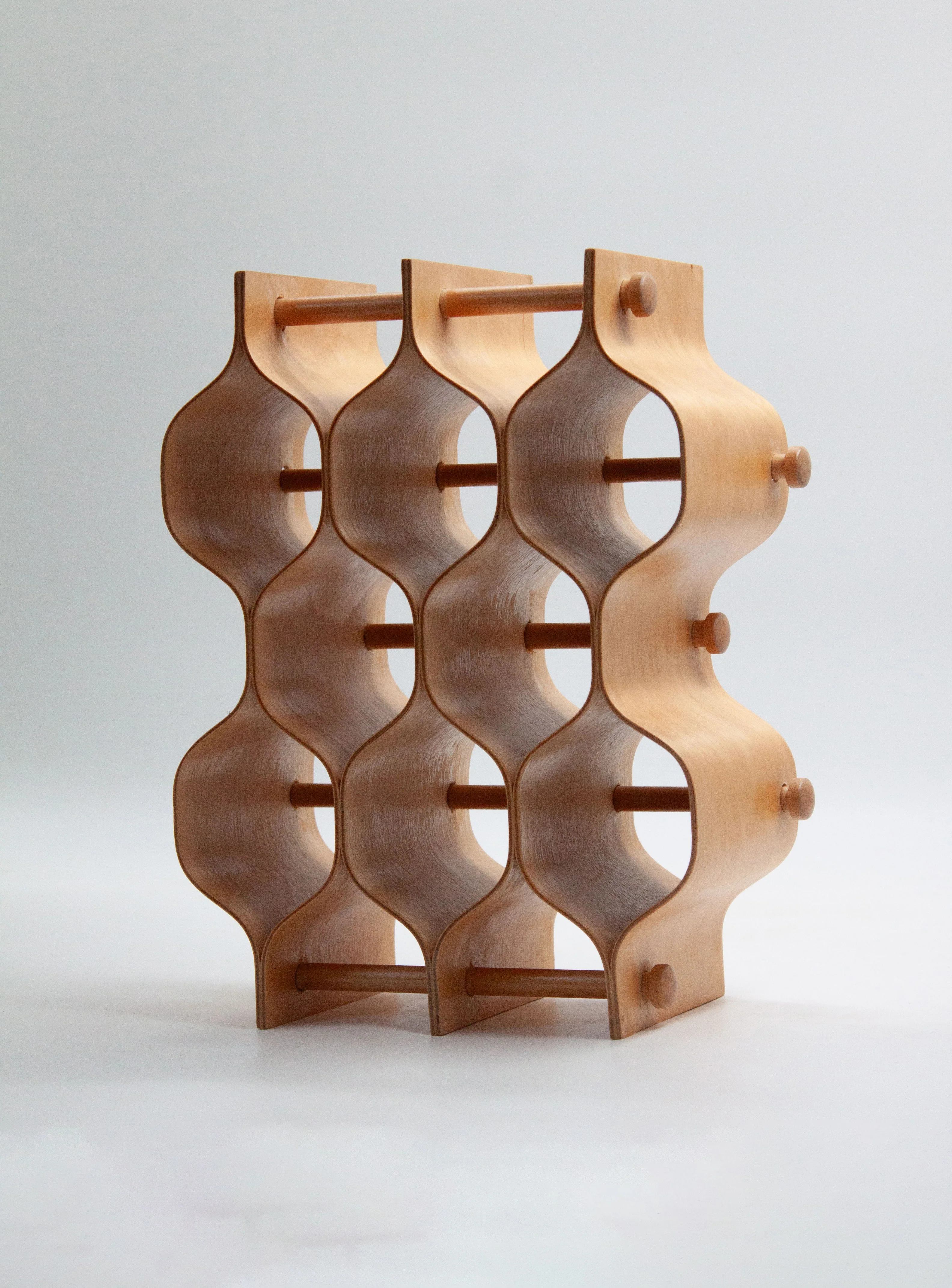 Ab Formträ Sculptural Wine Rack by Torsten Johansson - Image 4