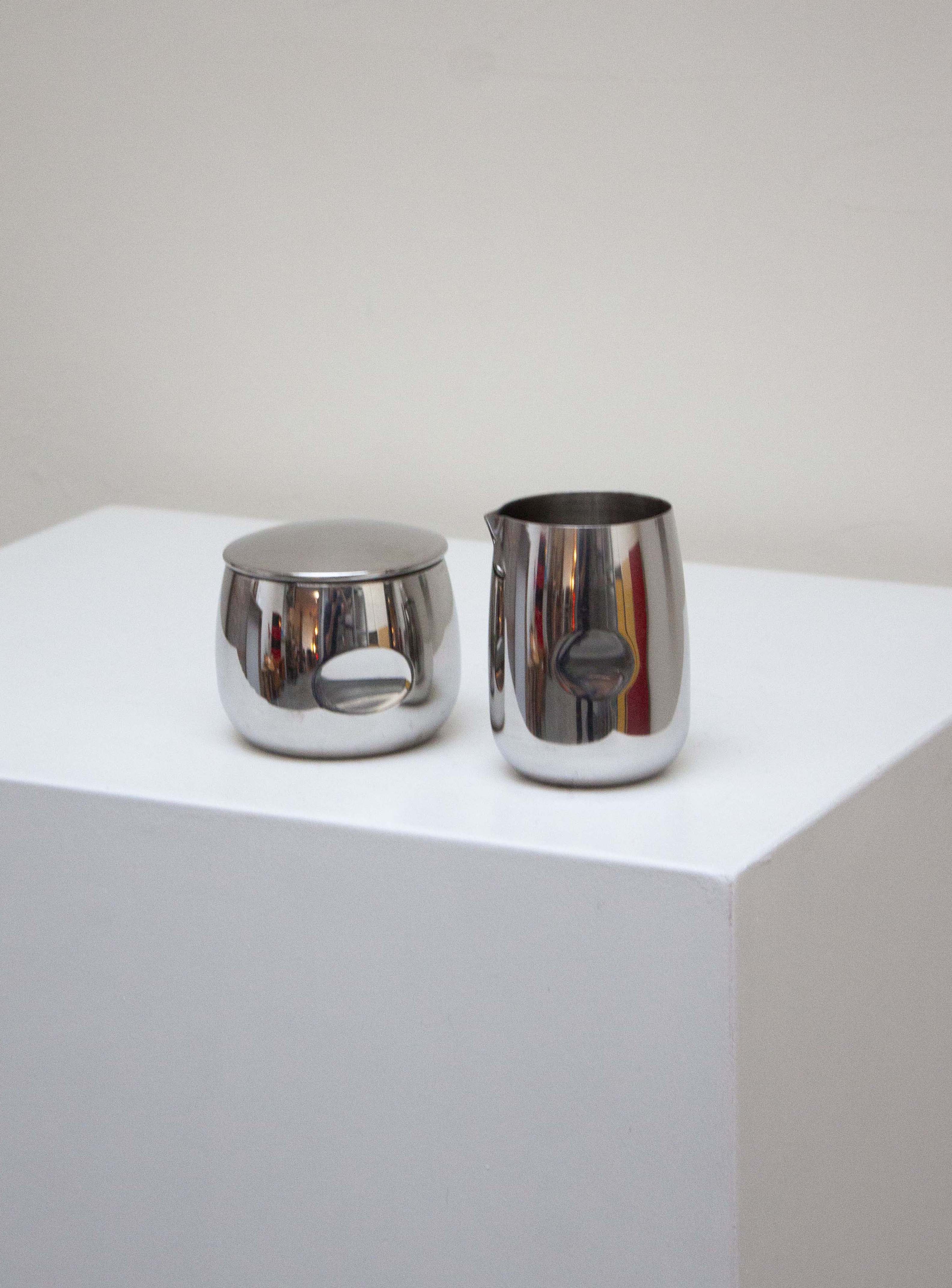 AMC Italy Stainless Steel Sugar & Milk Set - Image 3