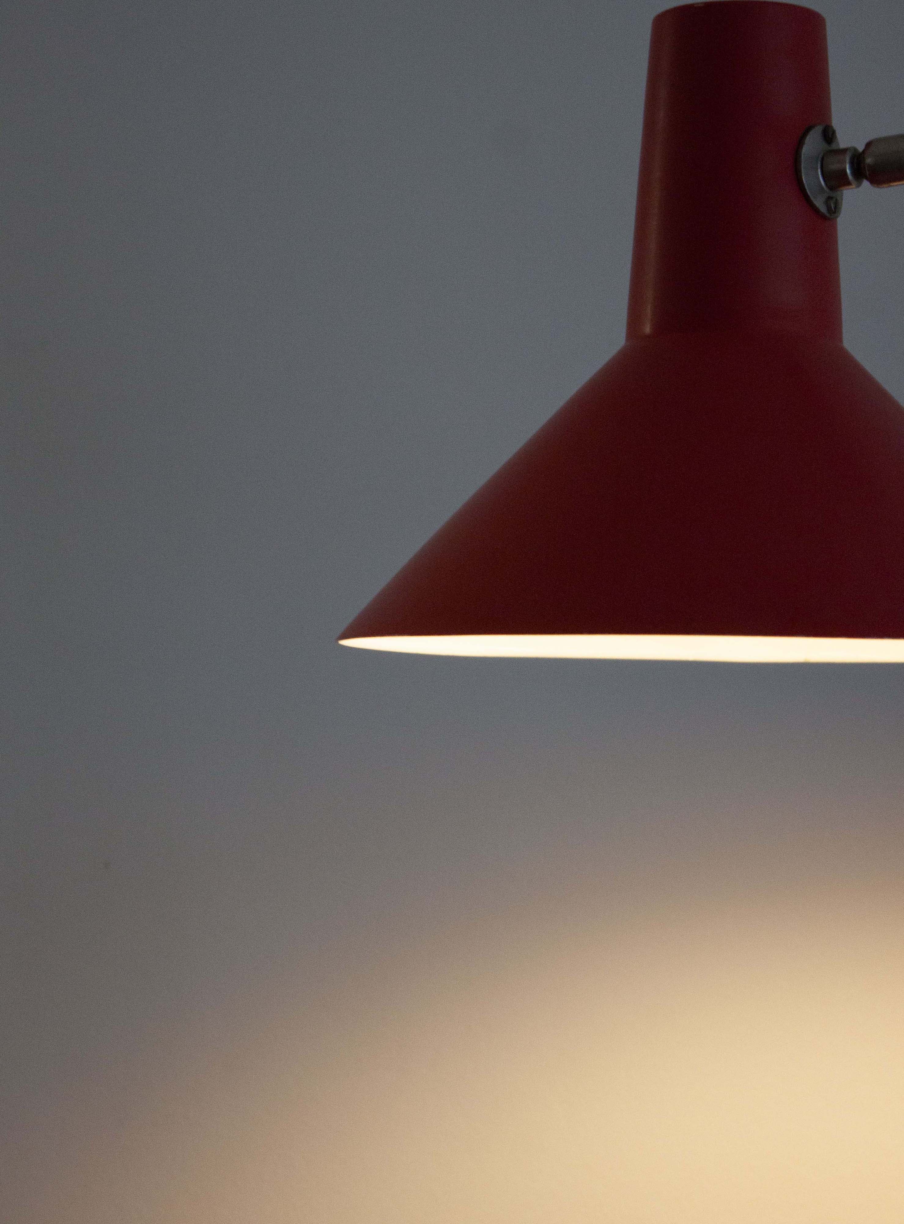 Anvia Elbow Wall Lamp by J.J.M. Hoogervorst (Red) - Image 13