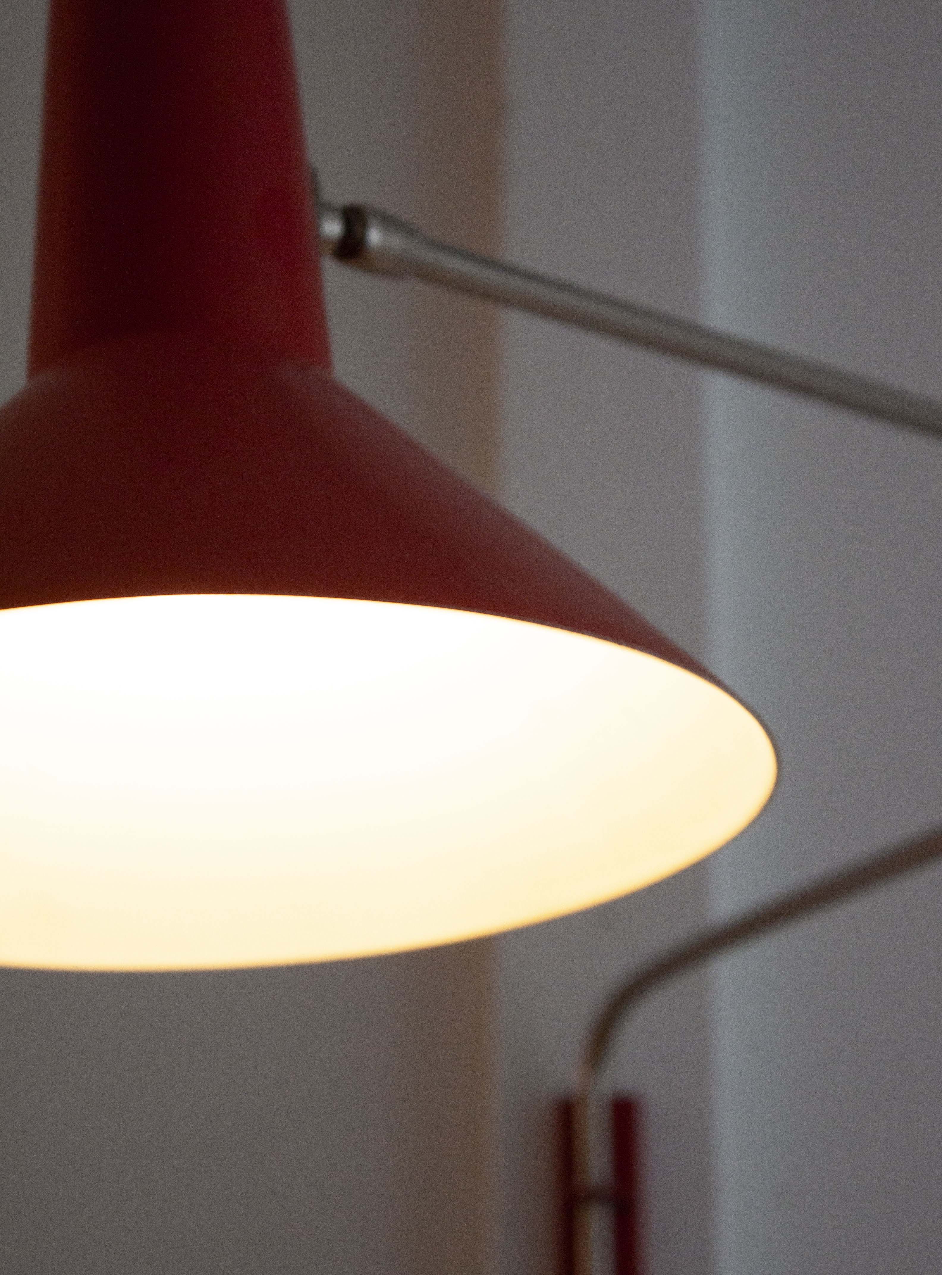 Anvia Elbow Wall Lamp by J.J.M. Hoogervorst (Red) - Image 14