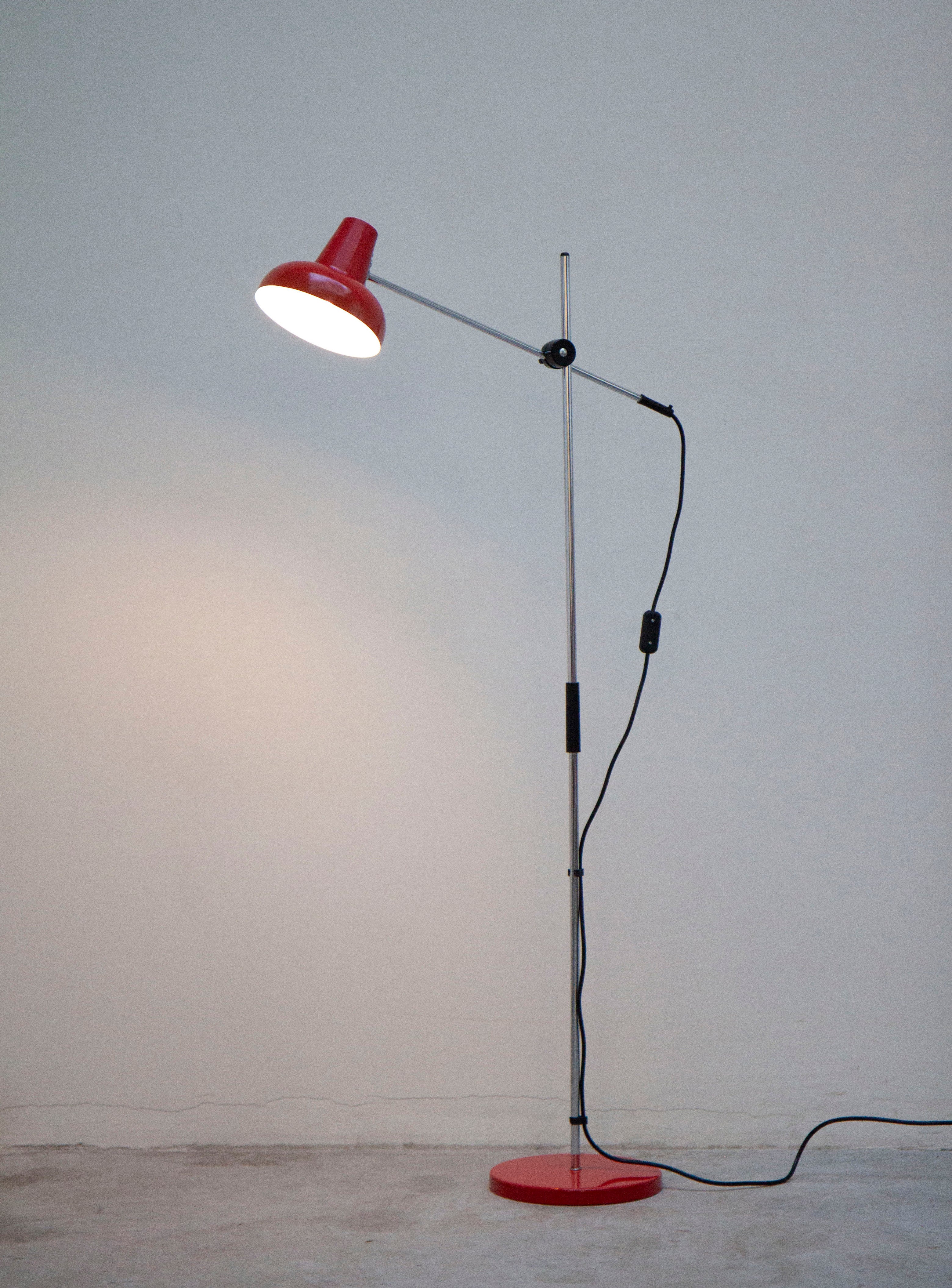 Anvia Floor Lamp by J.J.M. Hoogervorst (Red) - Image 3