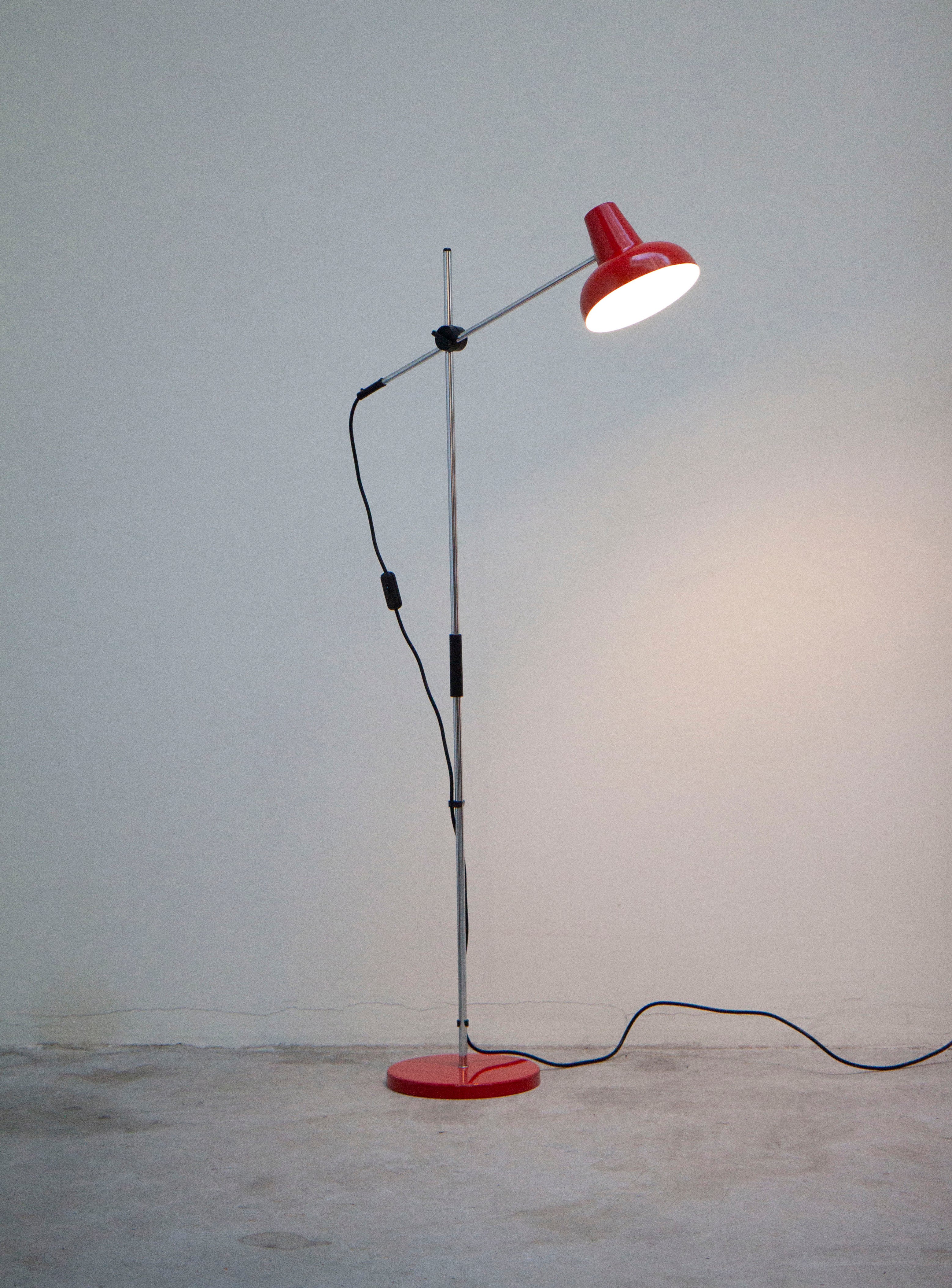 Anvia Floor Lamp by J.J.M. Hoogervorst (Red) - Image 6