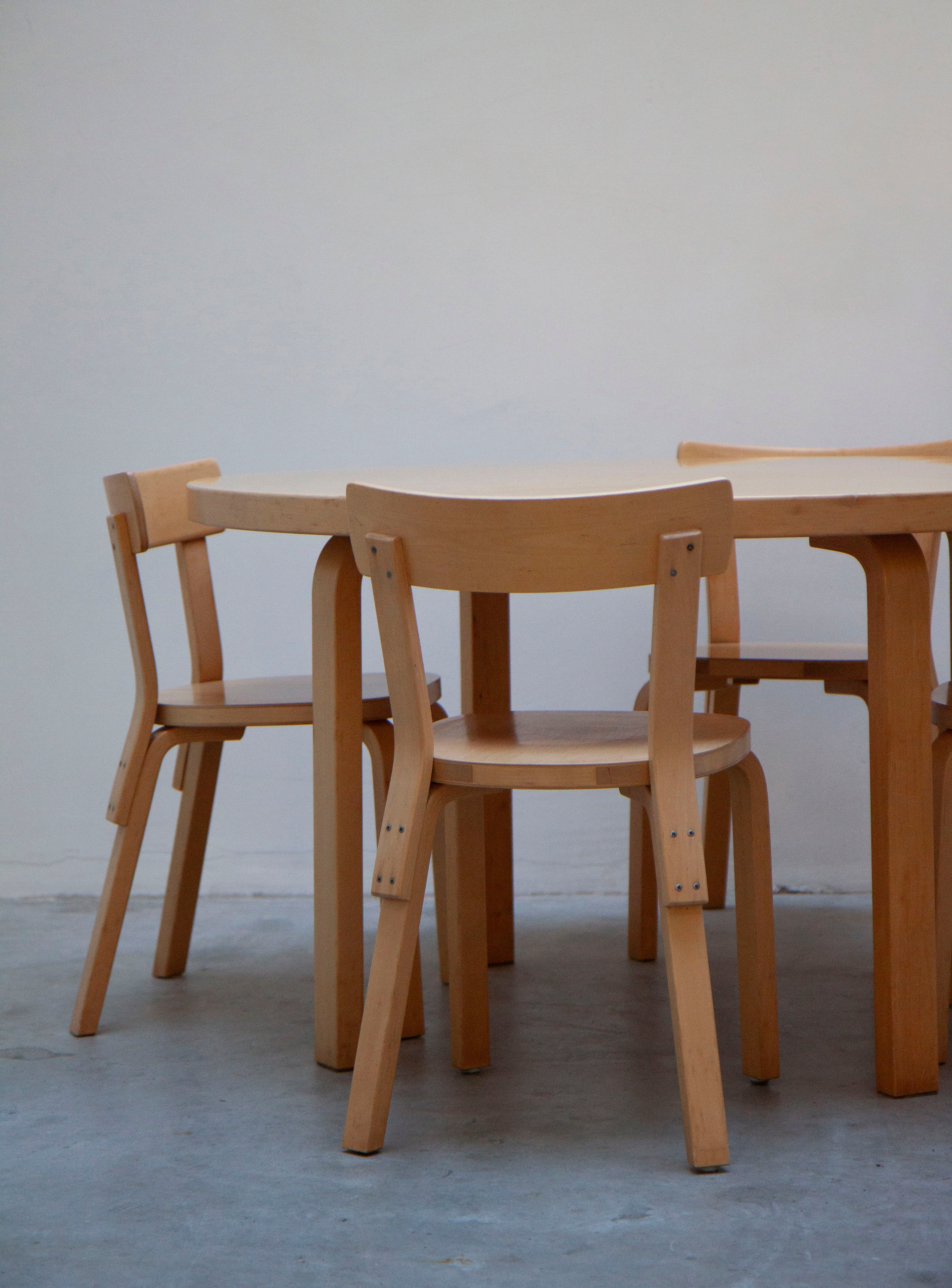 Artek 69 Dining Chair by Alvar Aalto (Birch) - Image 16