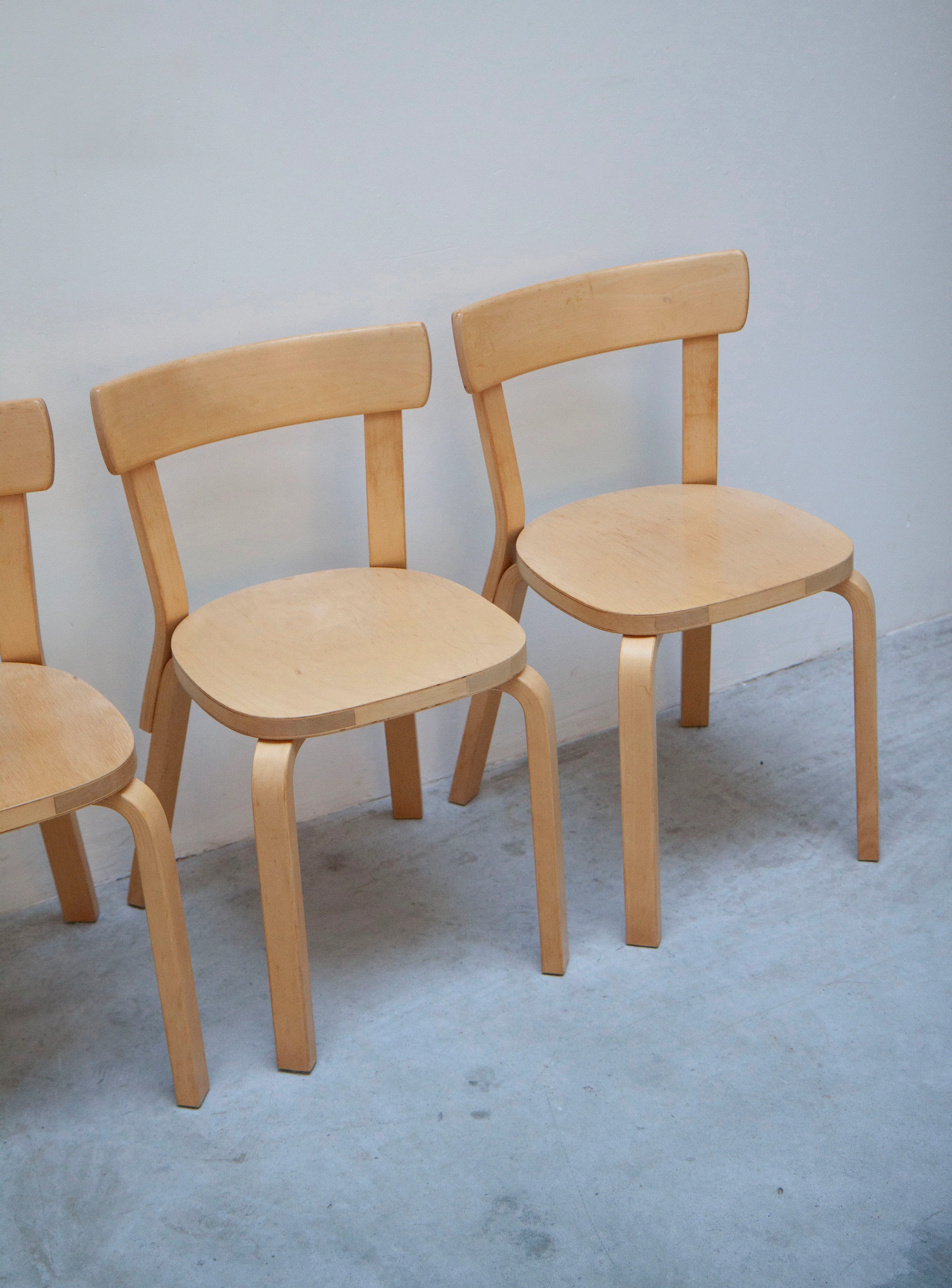 Artek 69 Dining Chair by Alvar Aalto (Birch) - Image 18