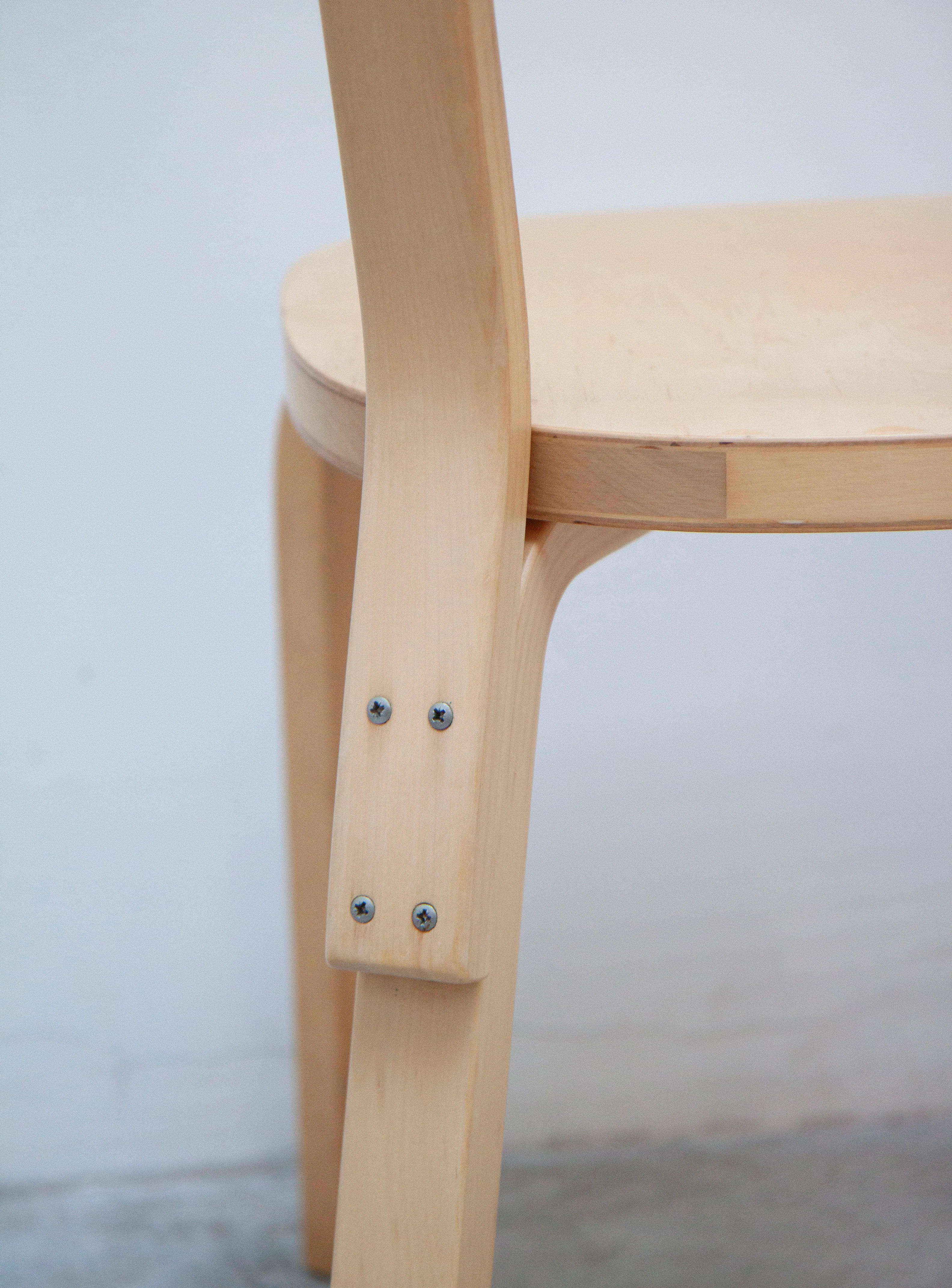 Artek 69 Dining Chair by Alvar Aalto (Birch) - Image 5