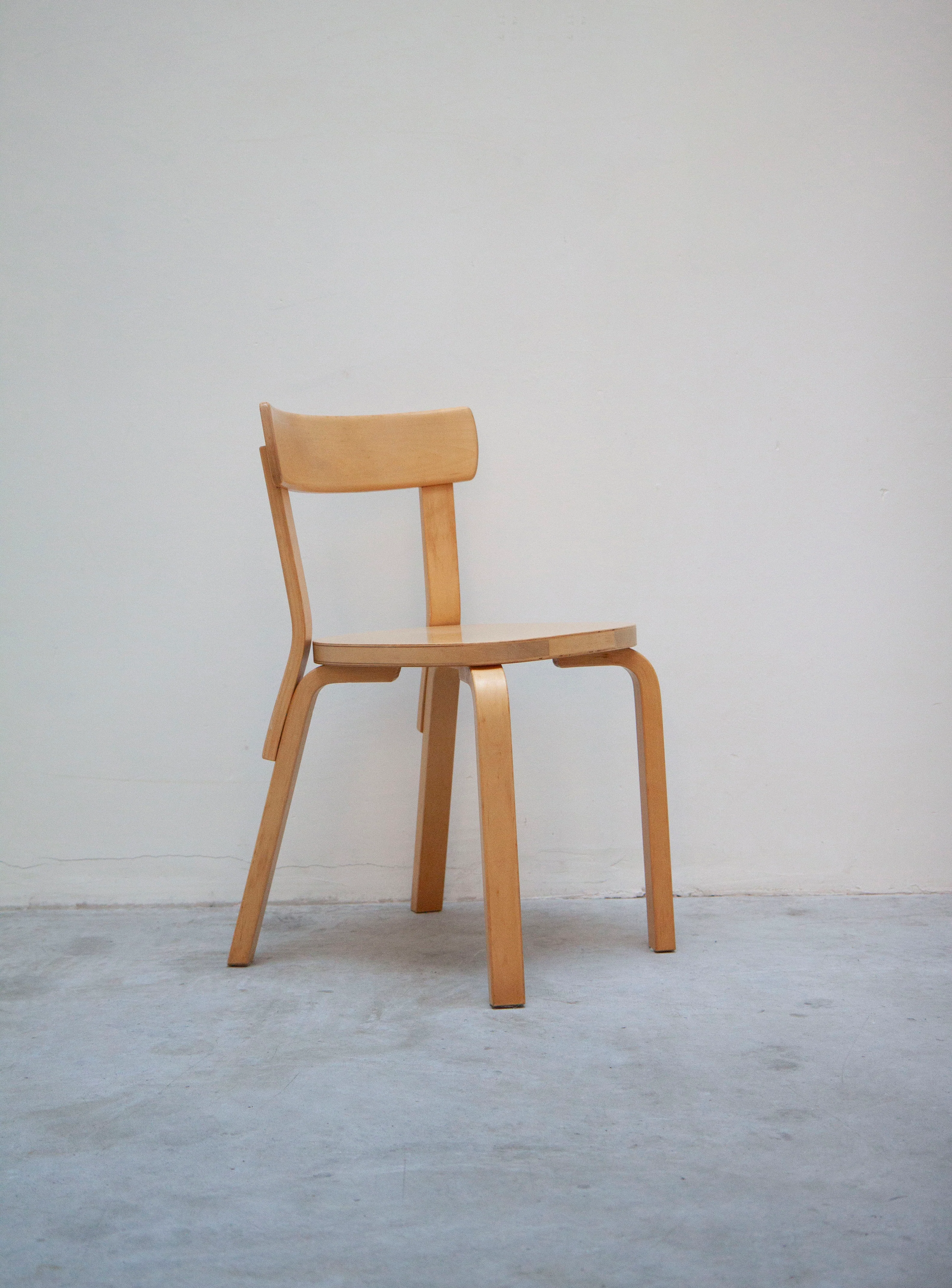 Artek 69 Dining Chair by Alvar Aalto (Birch) - Image 6