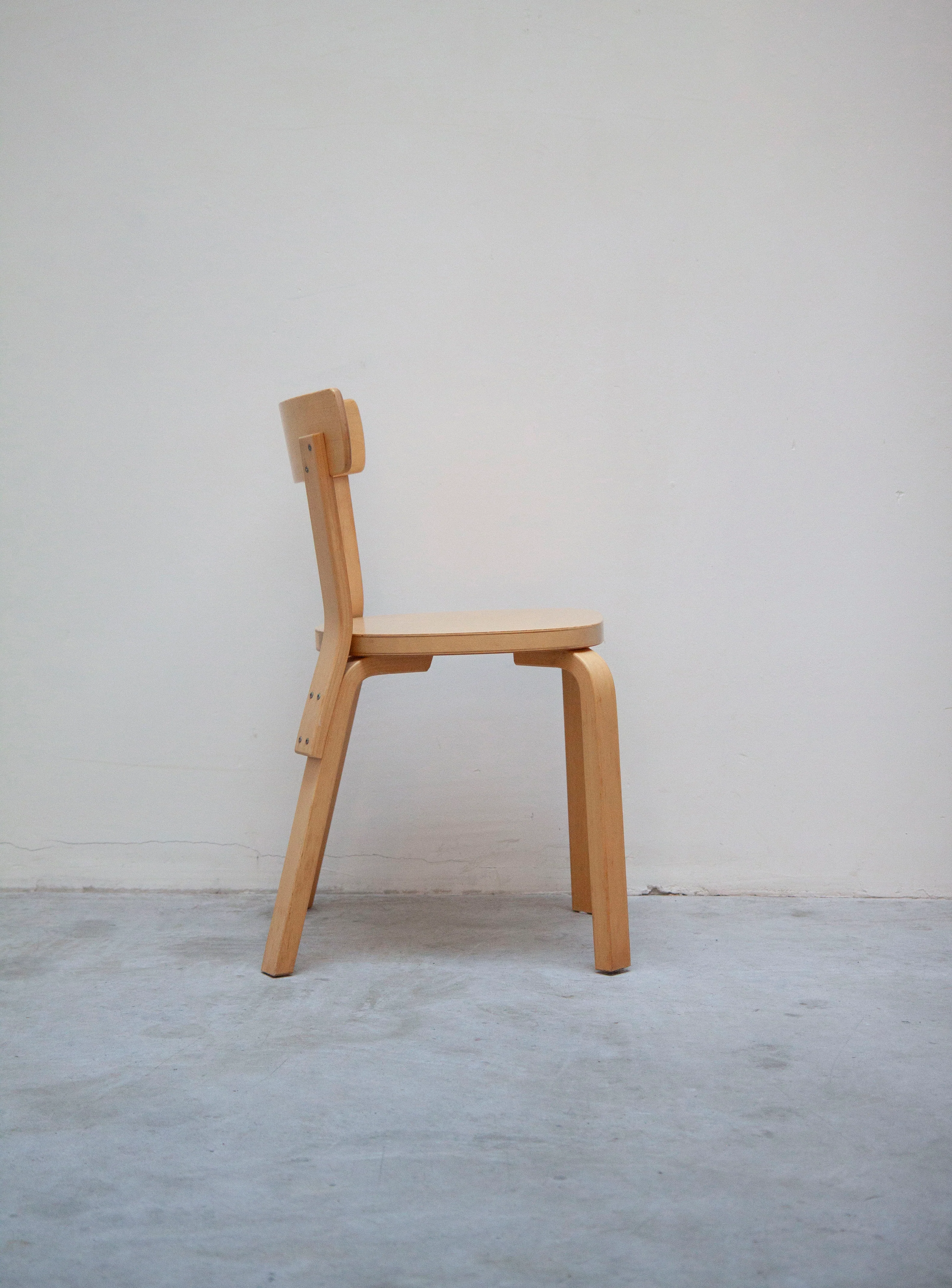Artek 69 Dining Chair by Alvar Aalto (Birch) - Image 7