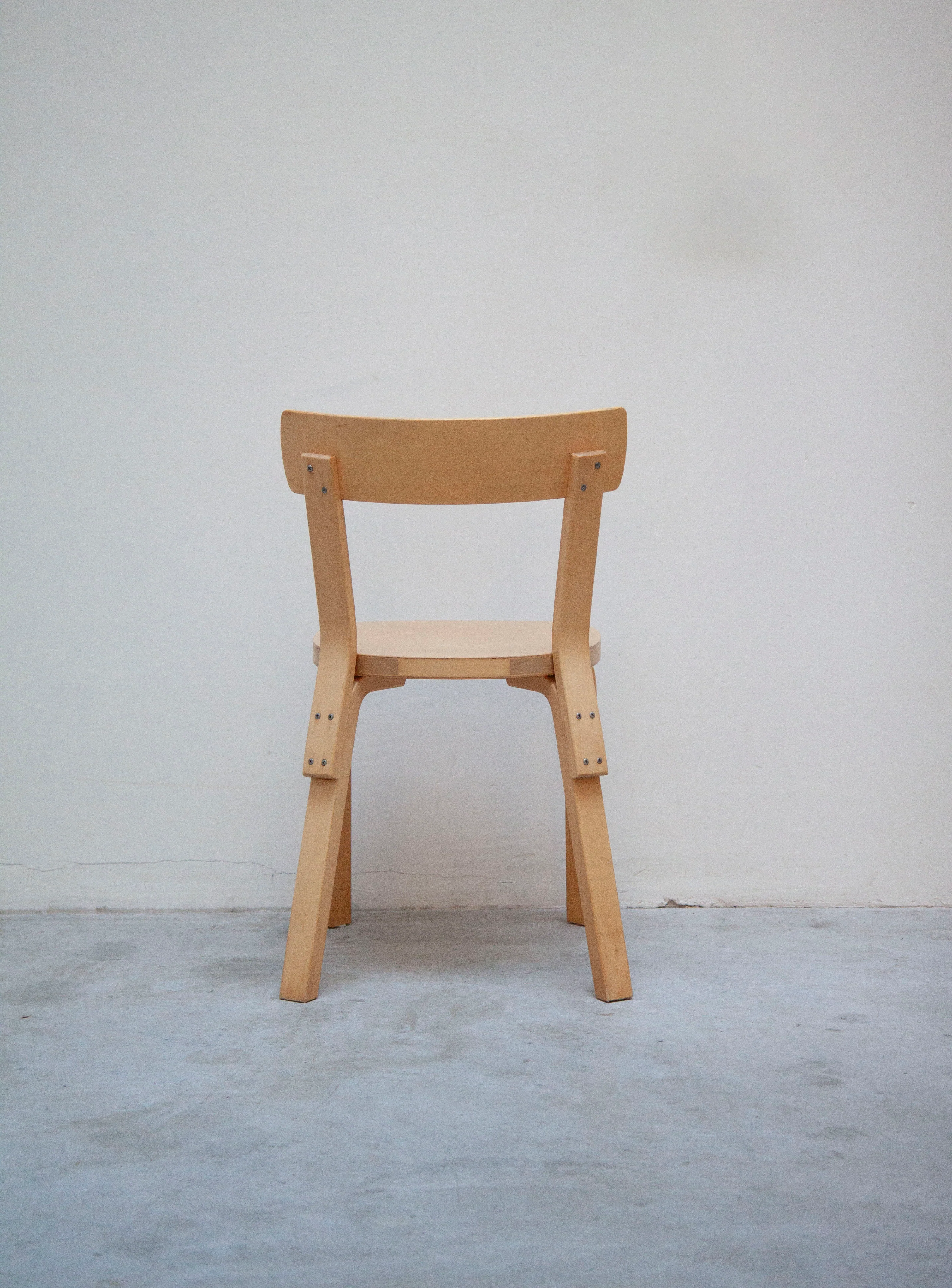 Artek 69 Dining Chair by Alvar Aalto (Birch) - Image 8