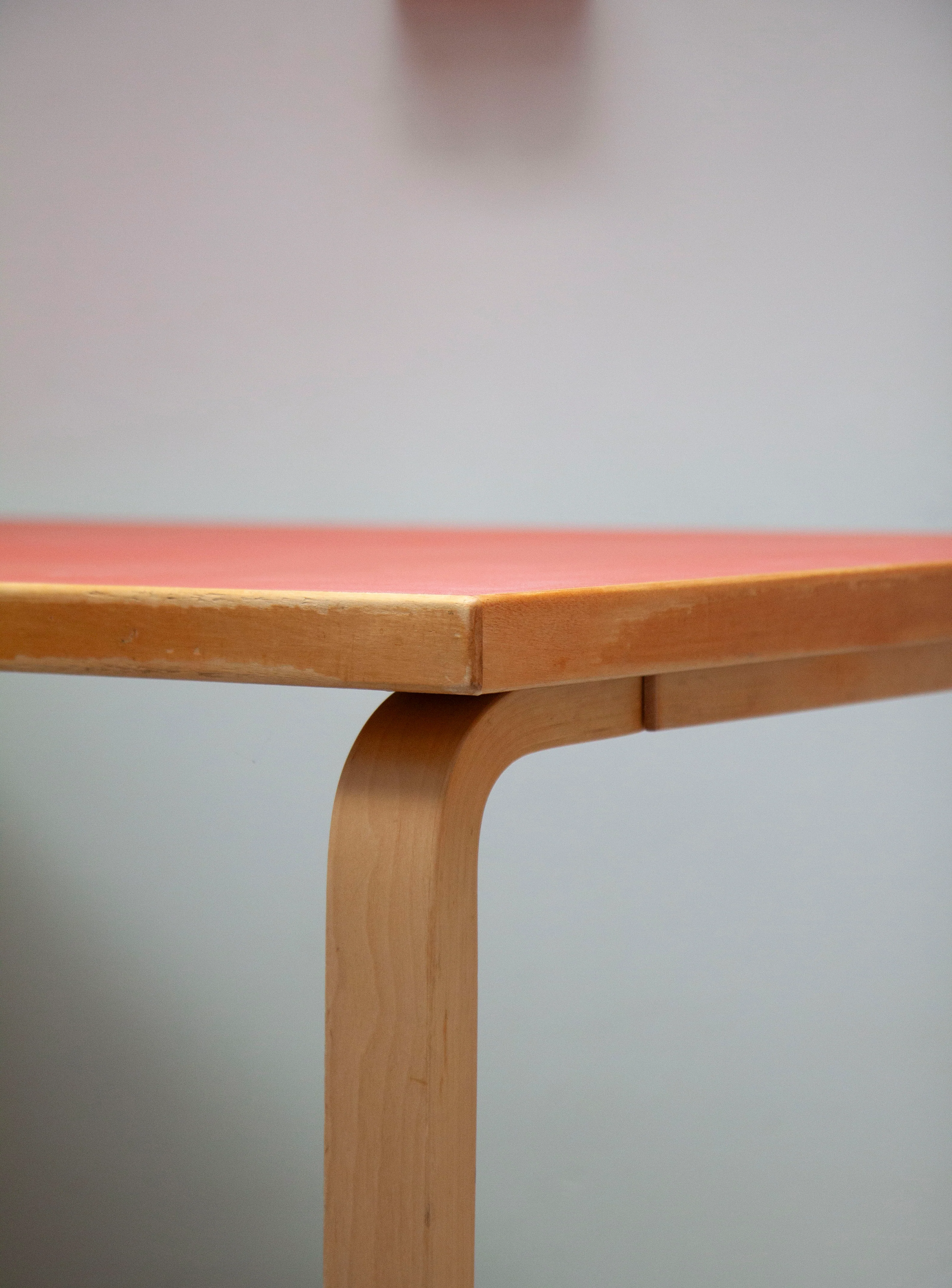 Artek 81B Dining Table by Alvar Aalto (Red) - Image 15
