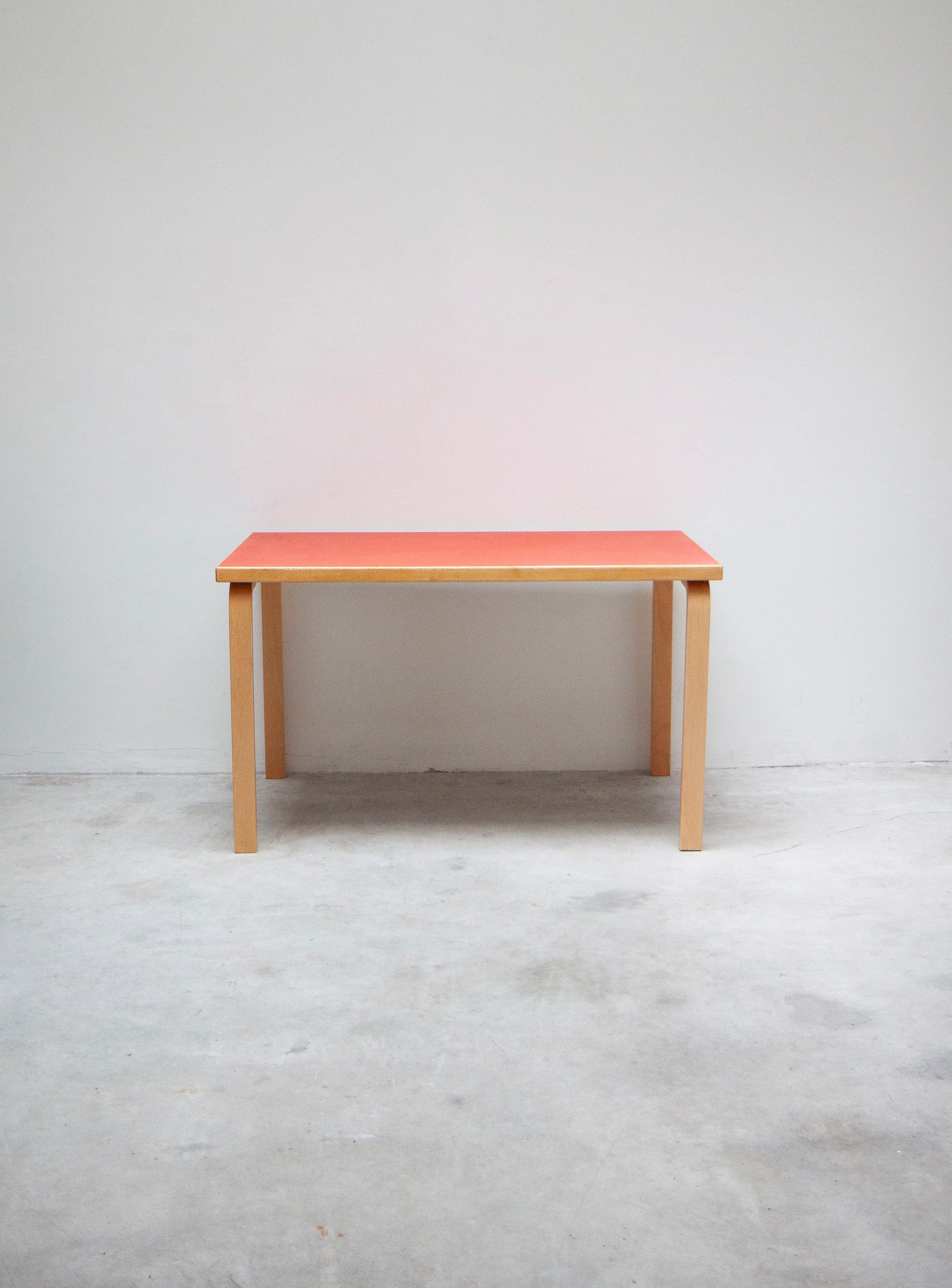 Artek 81B Dining Table by Alvar Aalto (Red) - Image 2