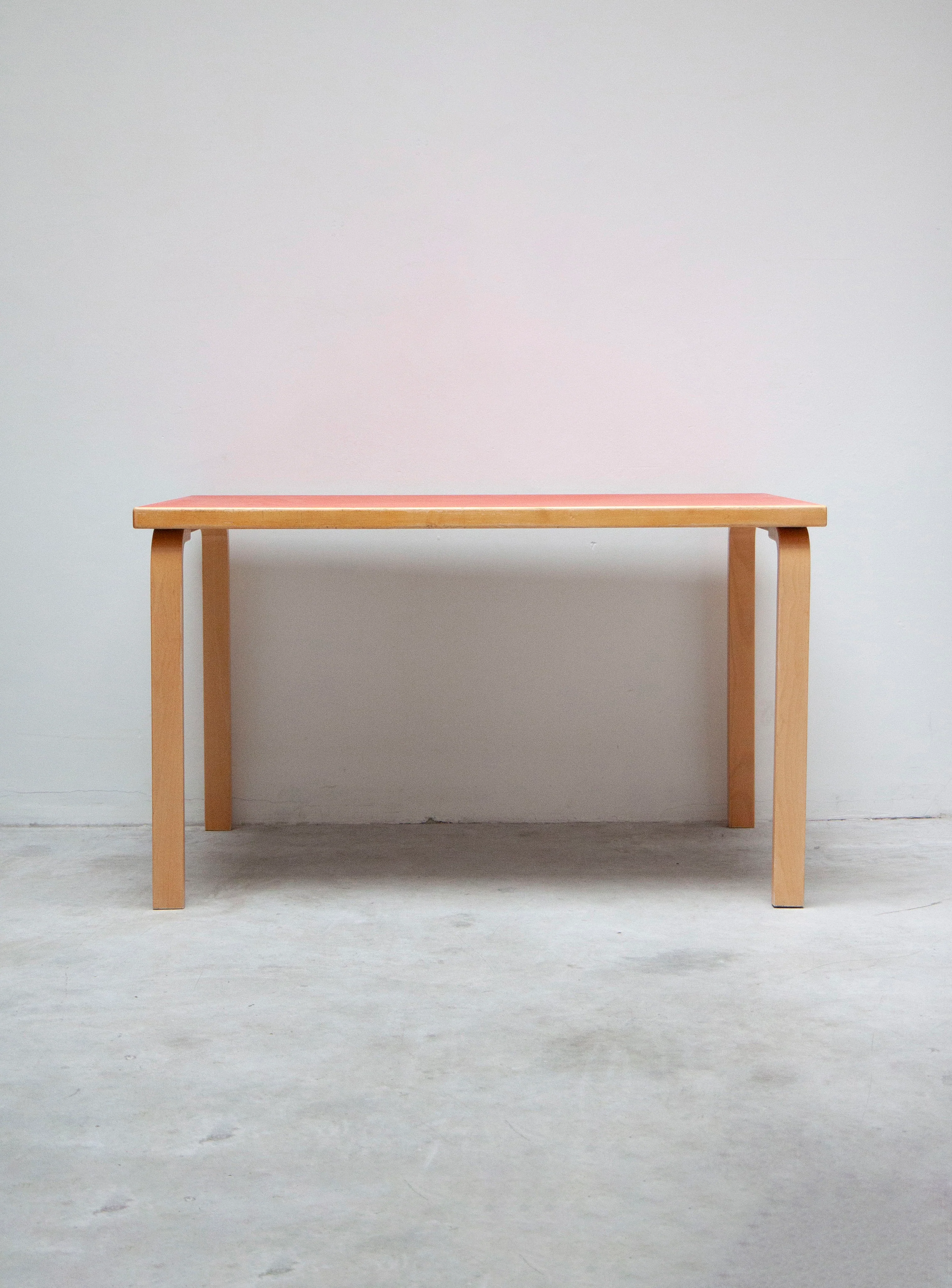Artek 81B Dining Table by Alvar Aalto (Red) - Image 3