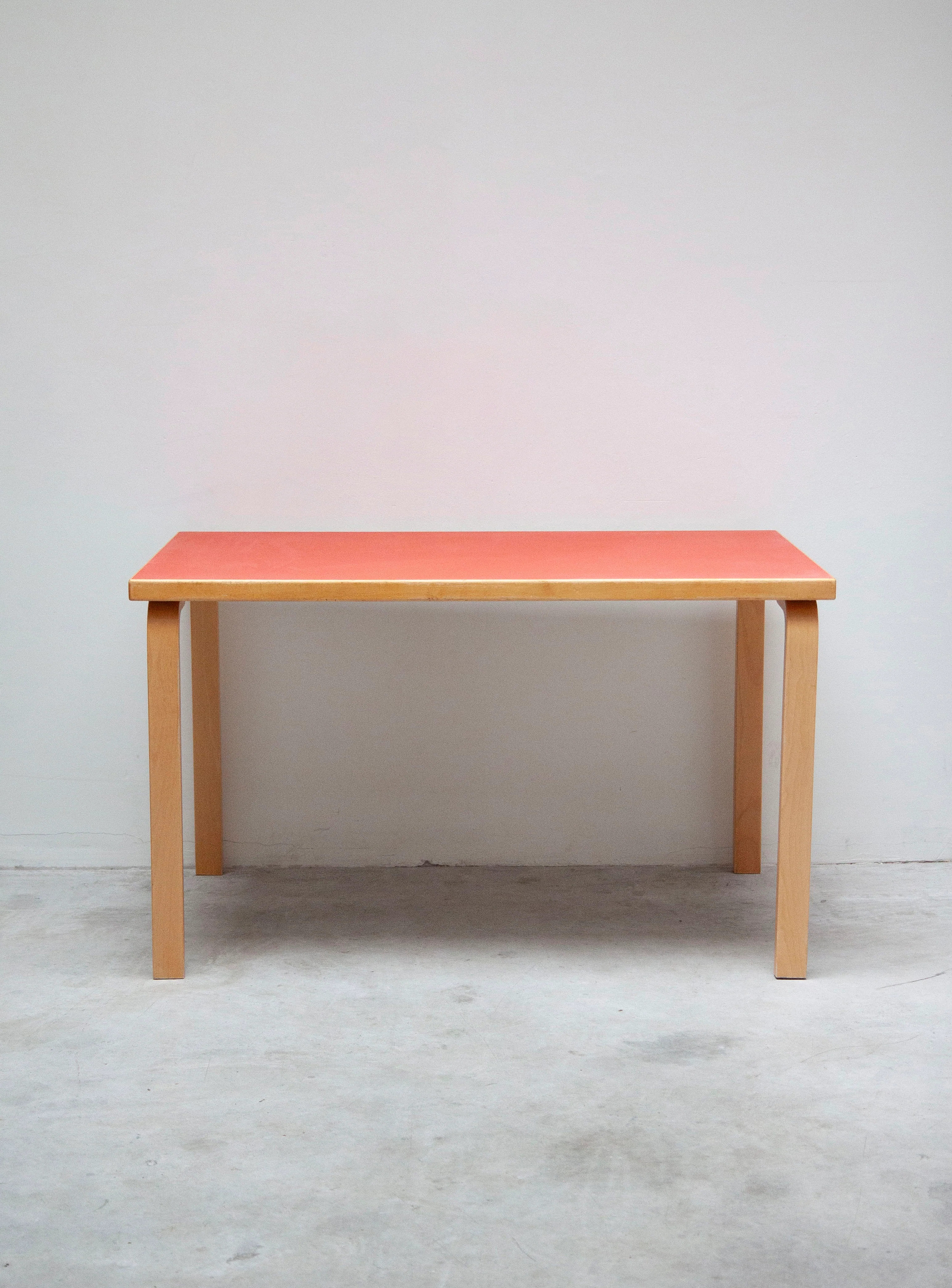 Artek 81B Dining Table by Alvar Aalto (Red) - Image 4