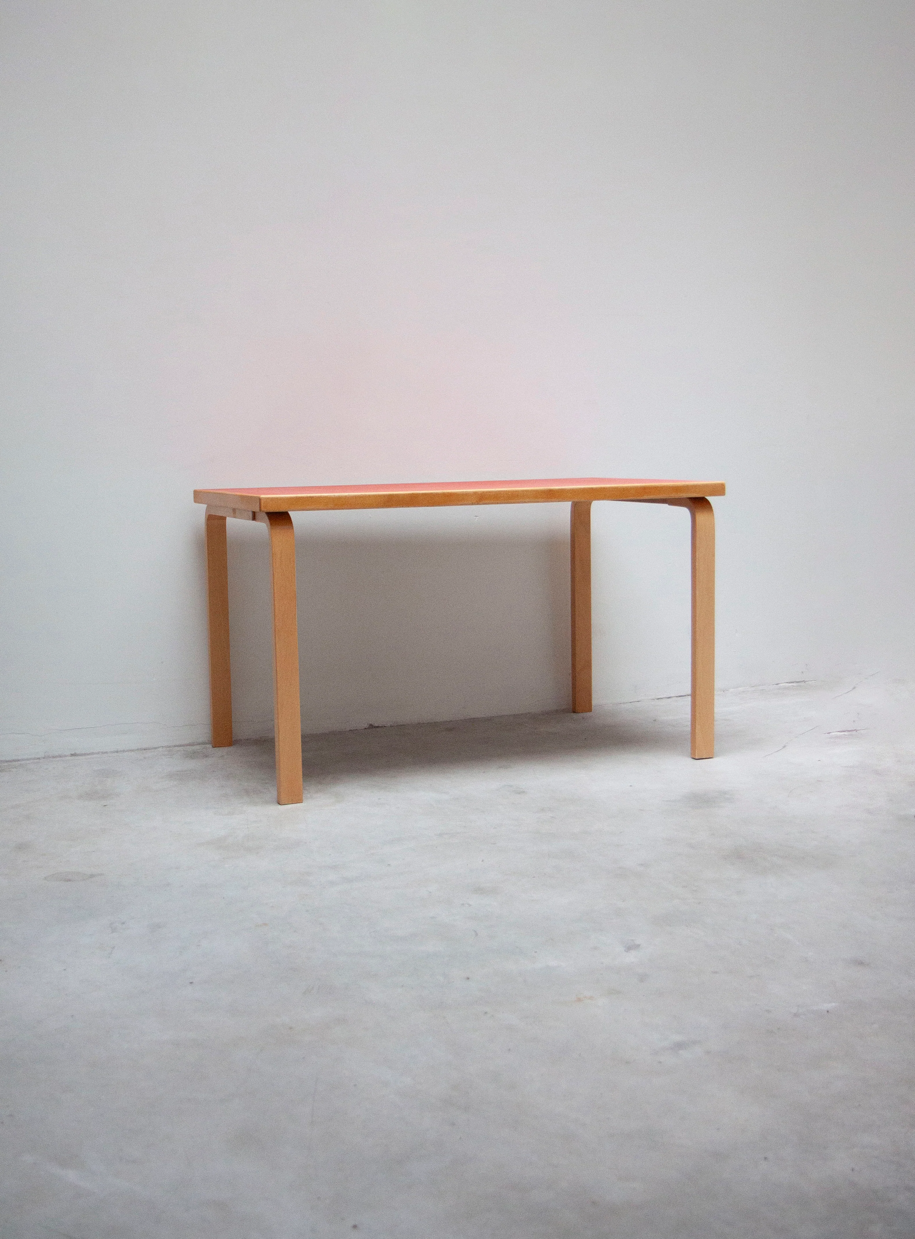 Artek 81B Dining Table by Alvar Aalto (Red) - Image 5