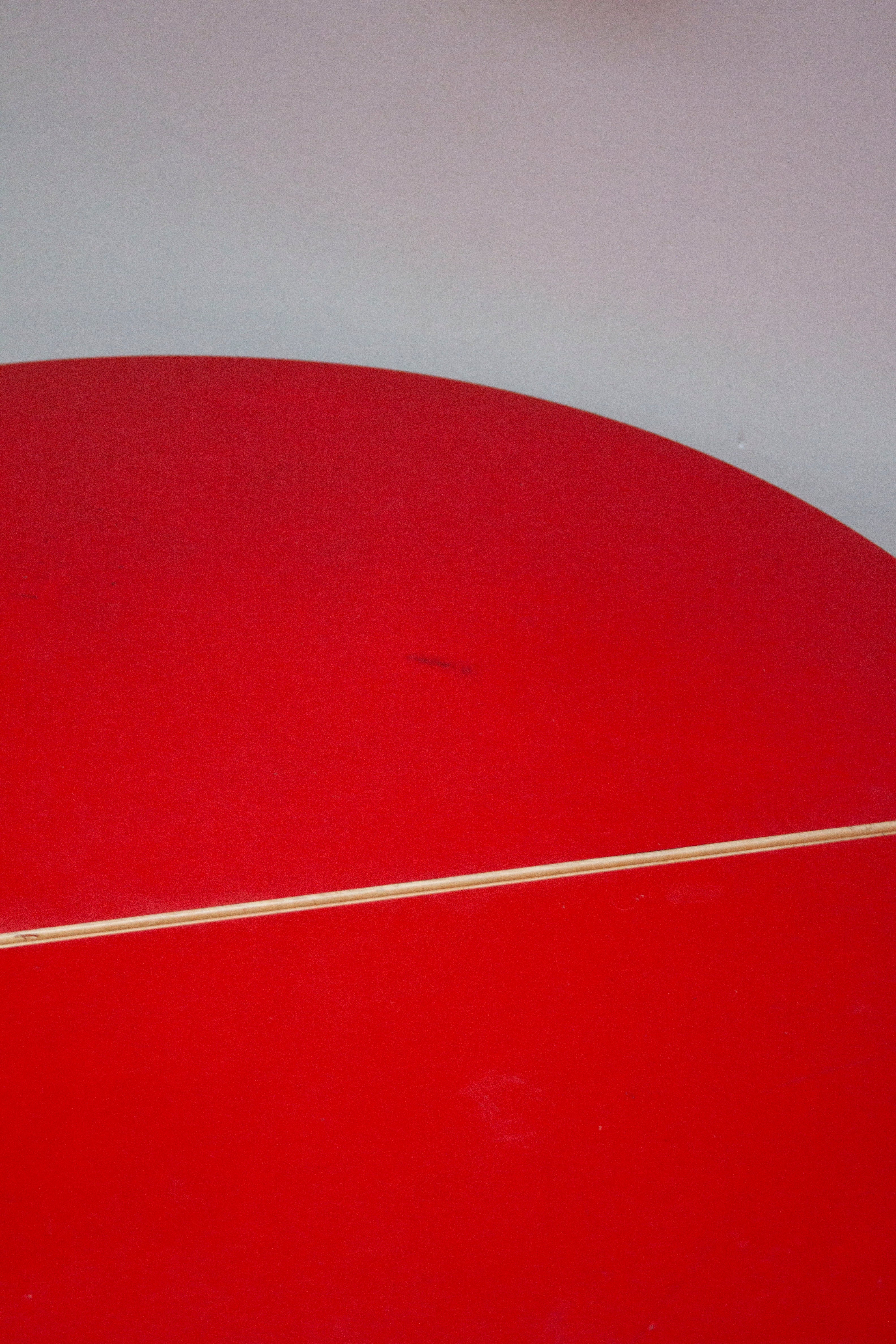 Artek 95 Half Round Dining Table by Alvar Aalto (Red) - Image 29