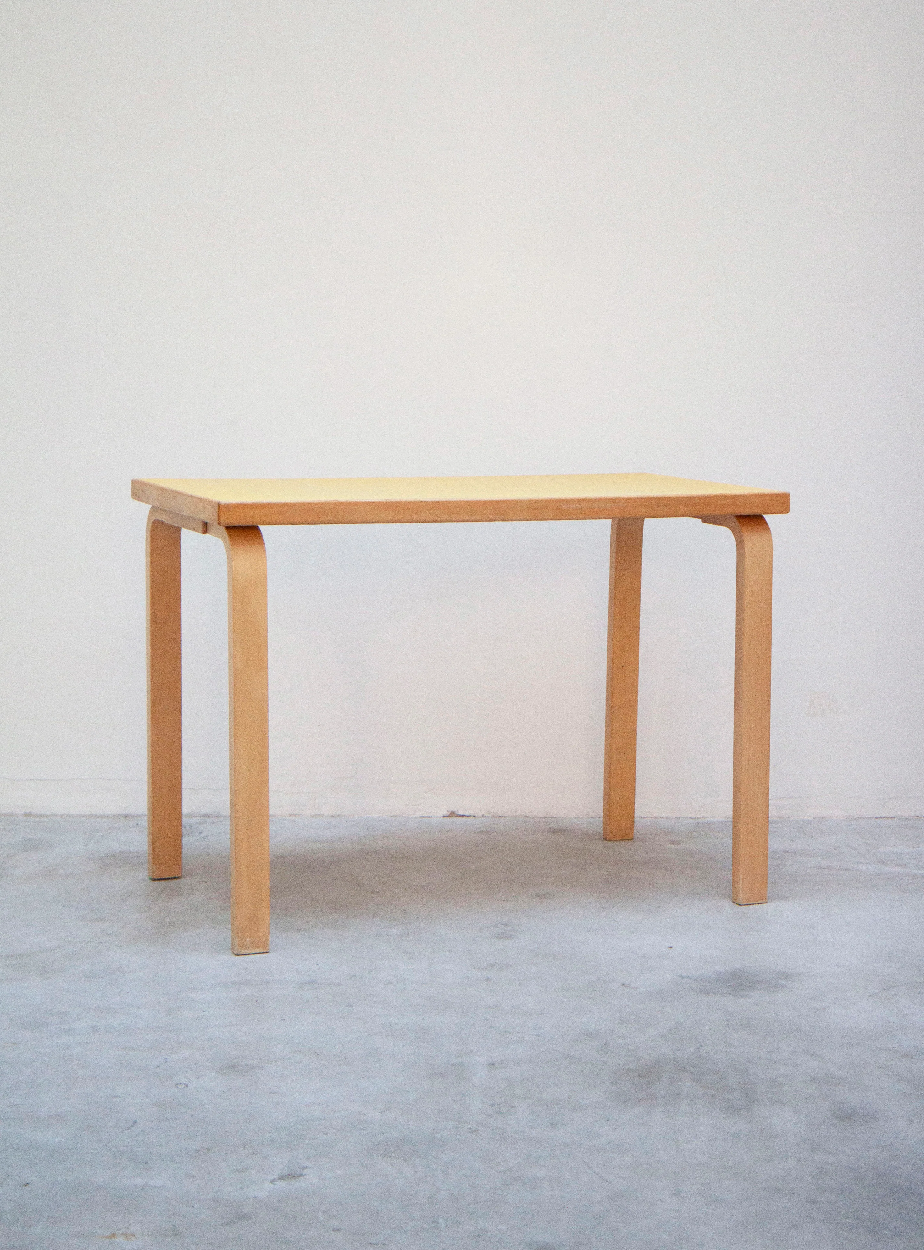 Artek Desk Dining Table by Alvar Aalto (Yellow) - Image 11