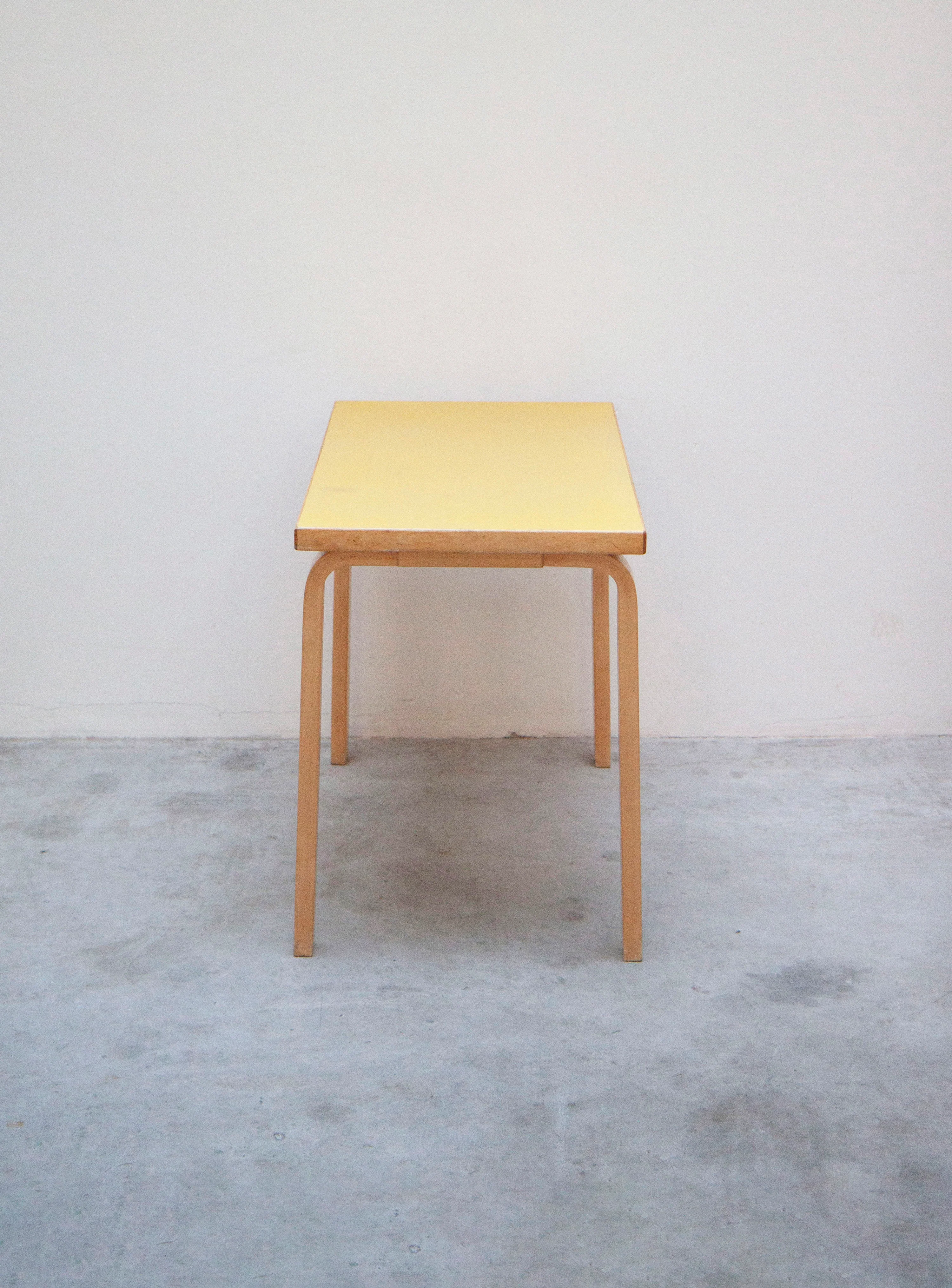 Artek Desk Dining Table by Alvar Aalto (Yellow) - Image 15