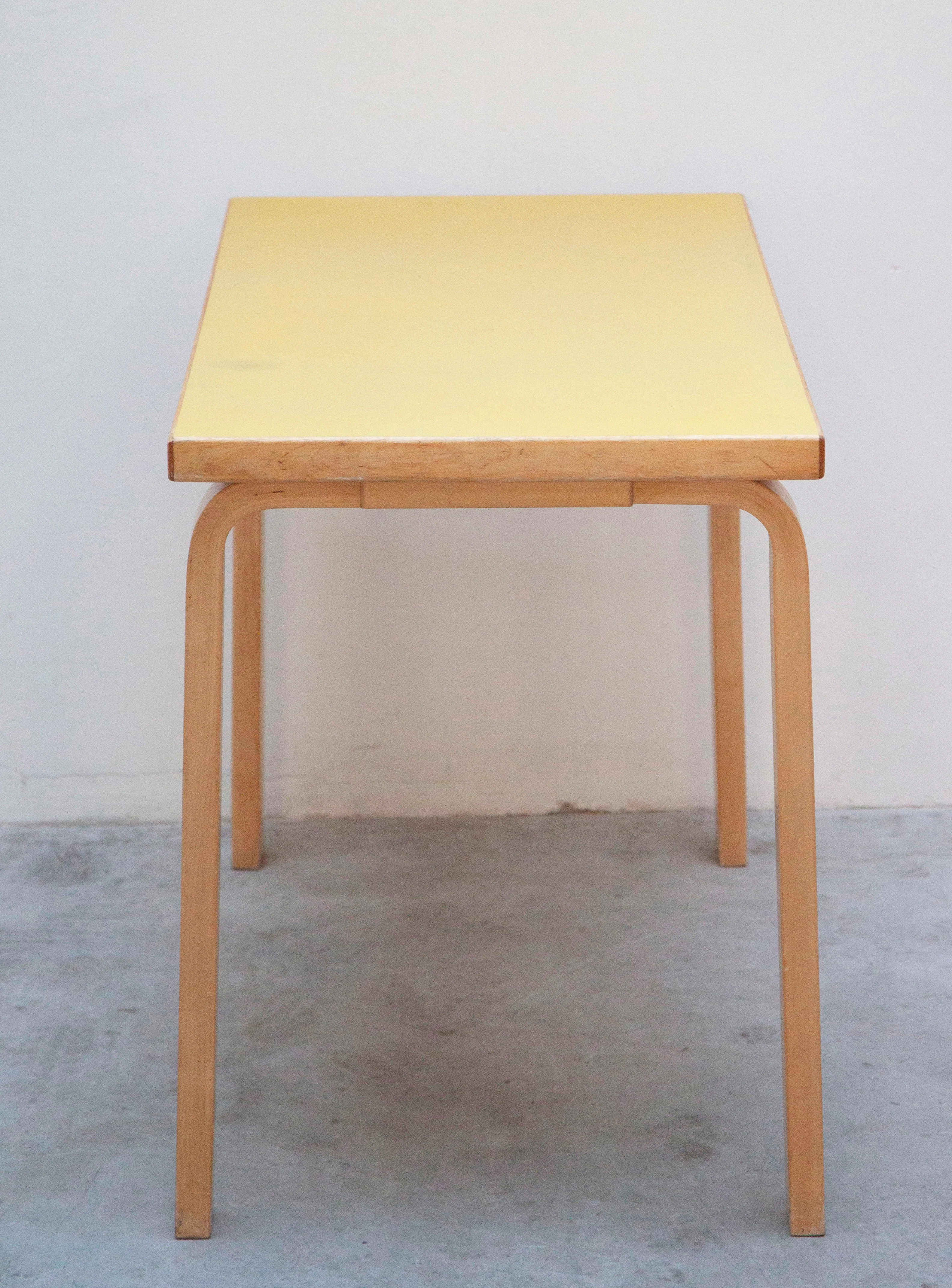 Artek Desk Dining Table by Alvar Aalto (Yellow) - Image 16