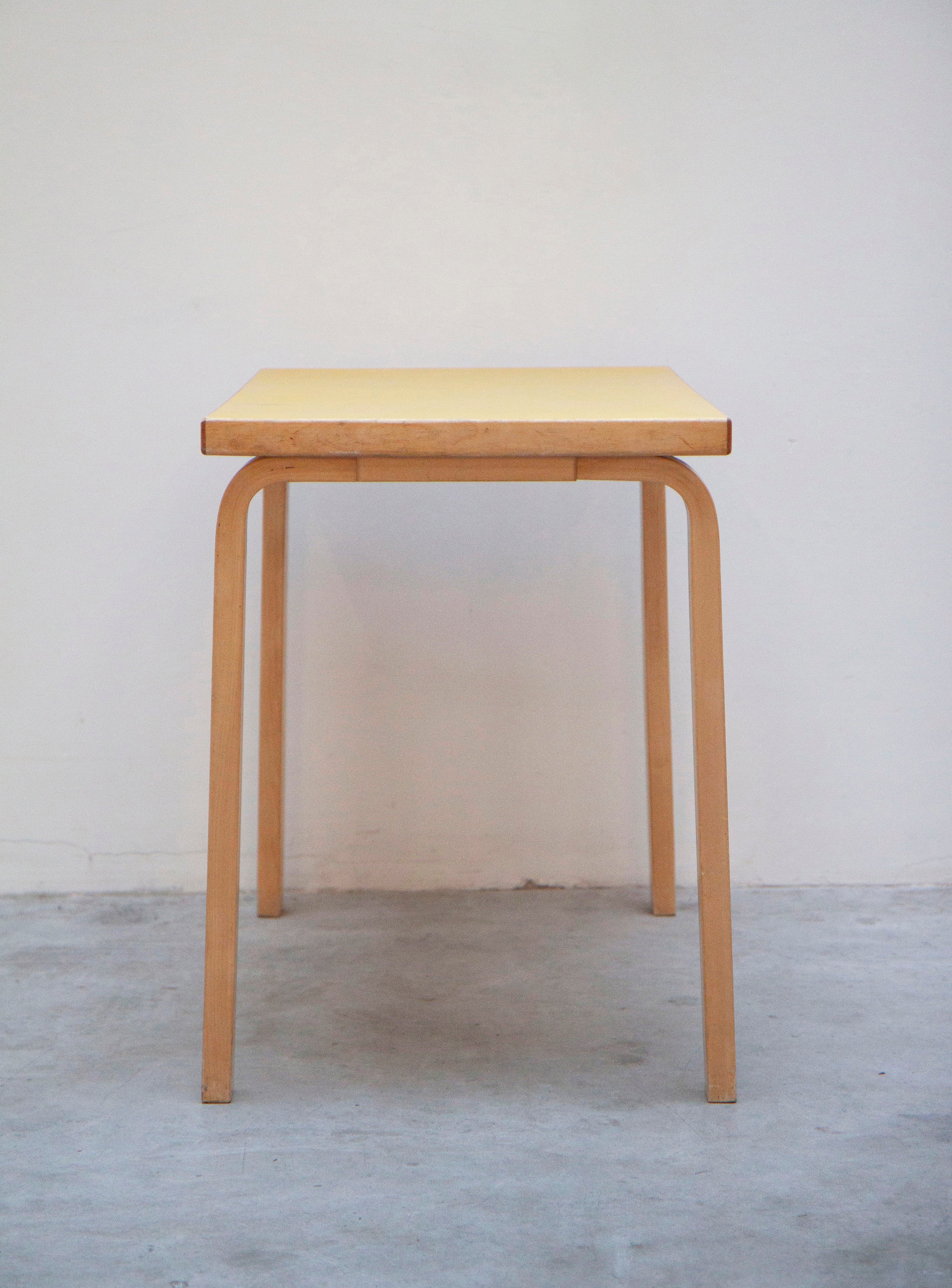 Artek Desk Dining Table by Alvar Aalto (Yellow) - Image 17