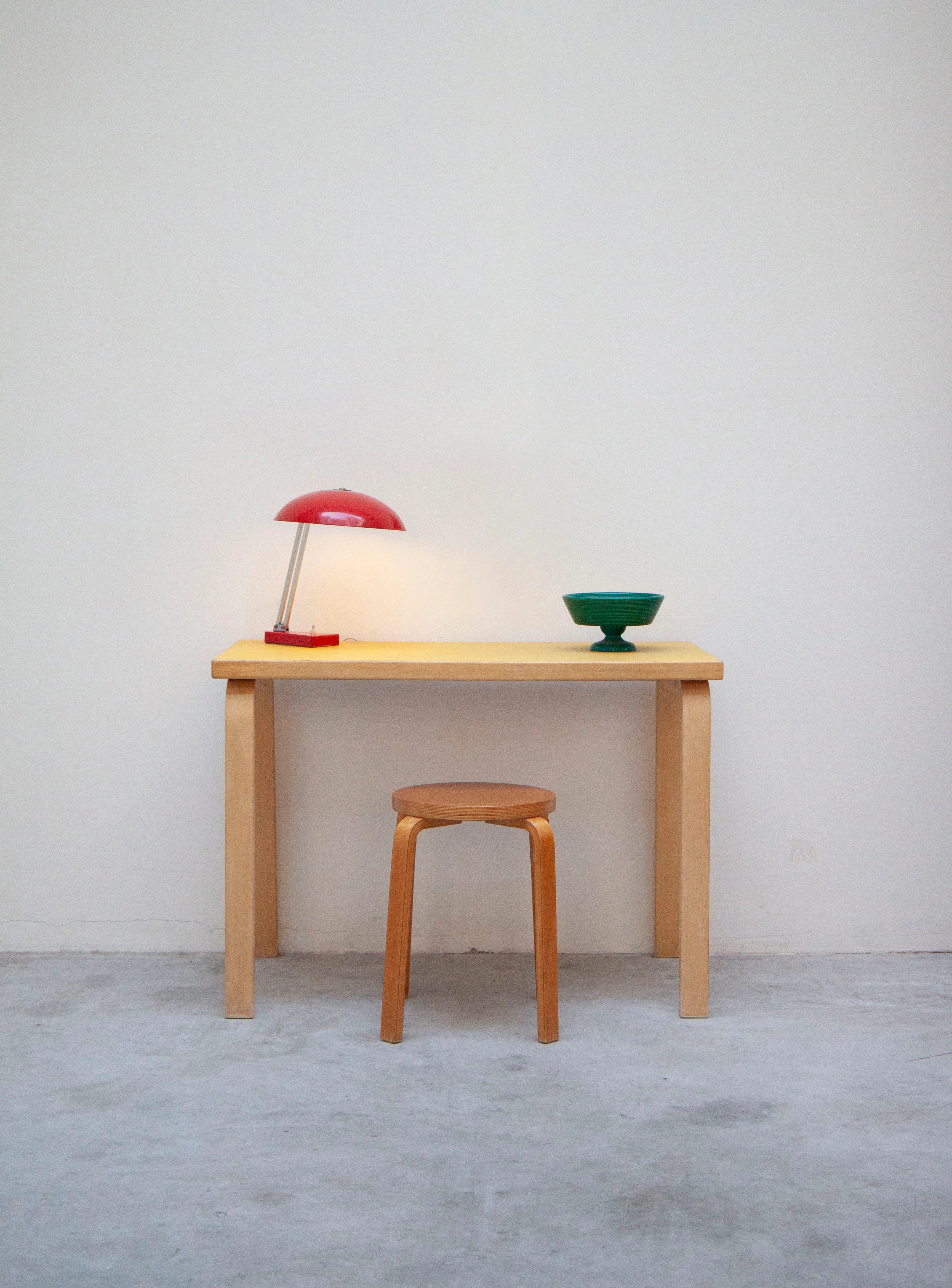 Artek Desk Dining Table by Alvar Aalto (Yellow) - Image 20