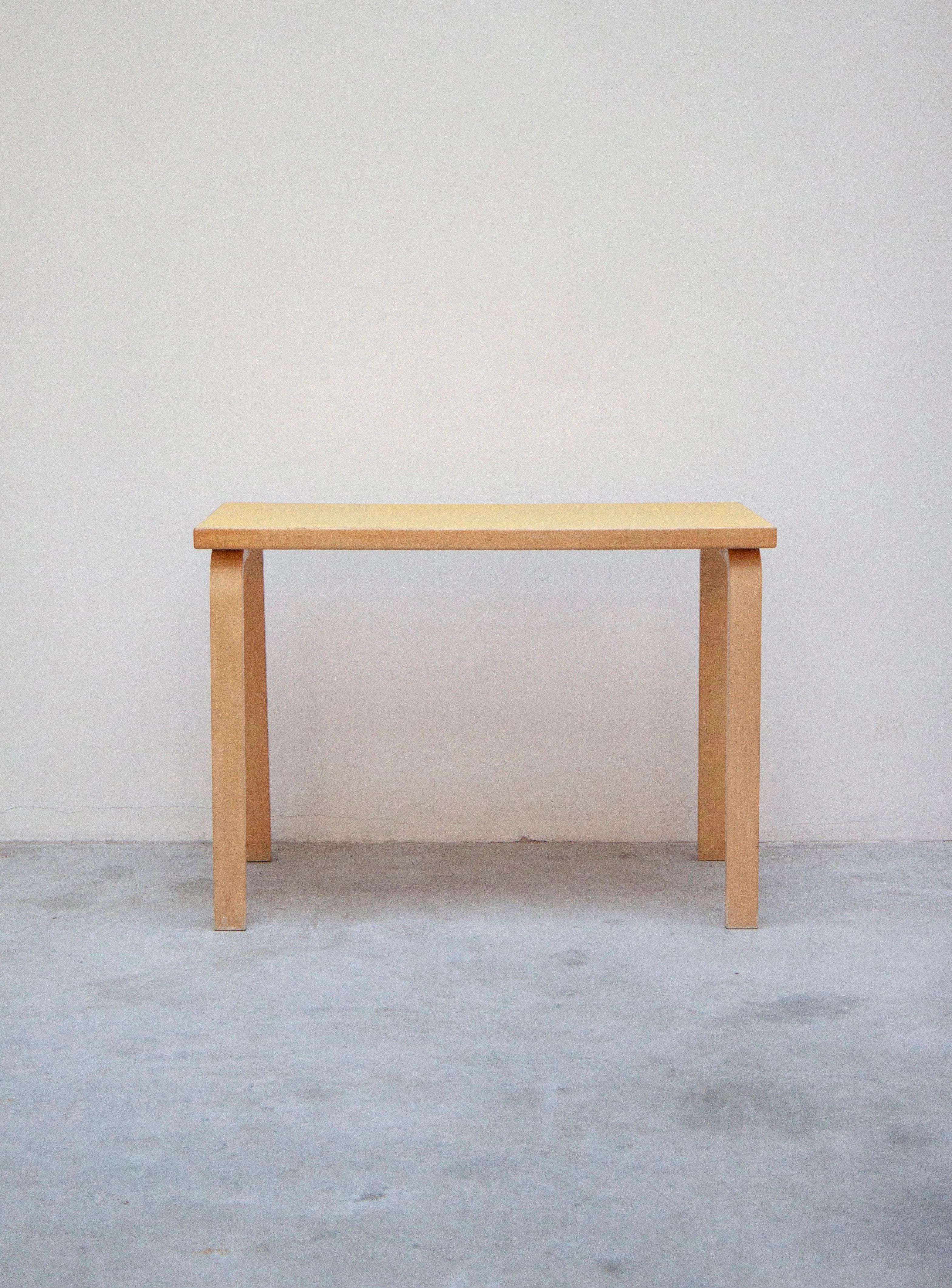 Artek Desk Dining Table by Alvar Aalto (Yellow) - Image 4