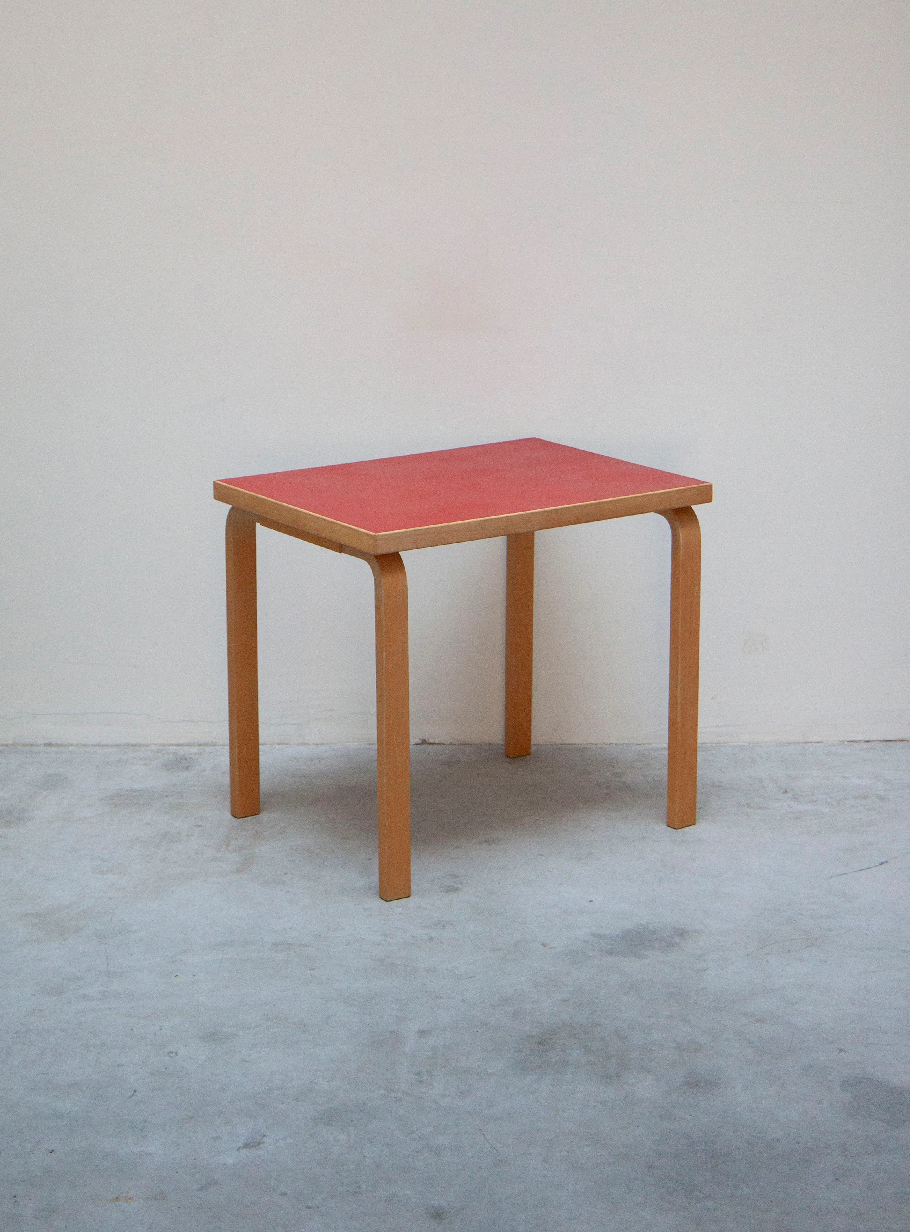 Artek Desk or Dining Table by Alvar Aalto (Red)