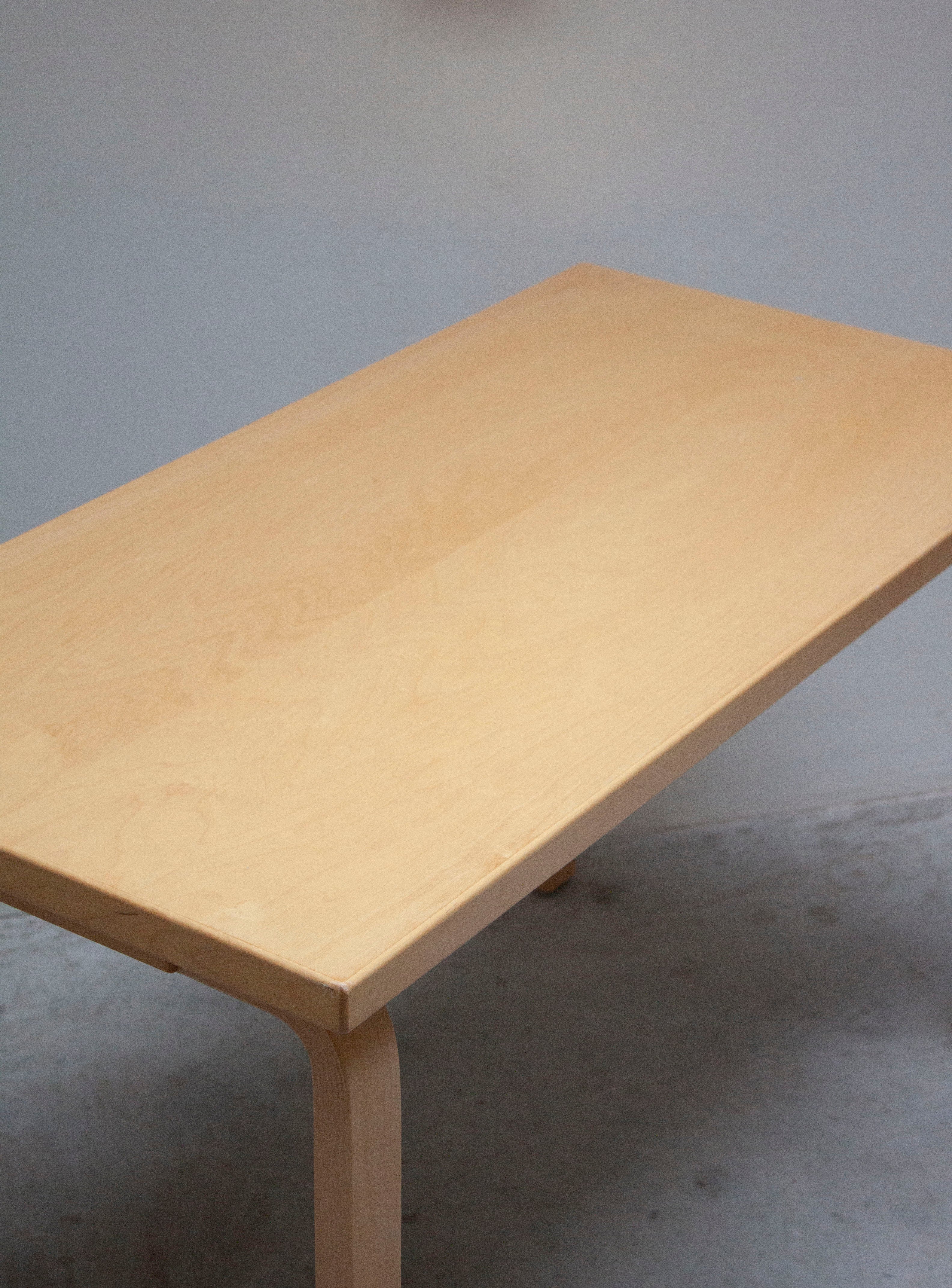 Artek 80A Dining Table or Desk by Alvar Aalto (Birch) - Image 16