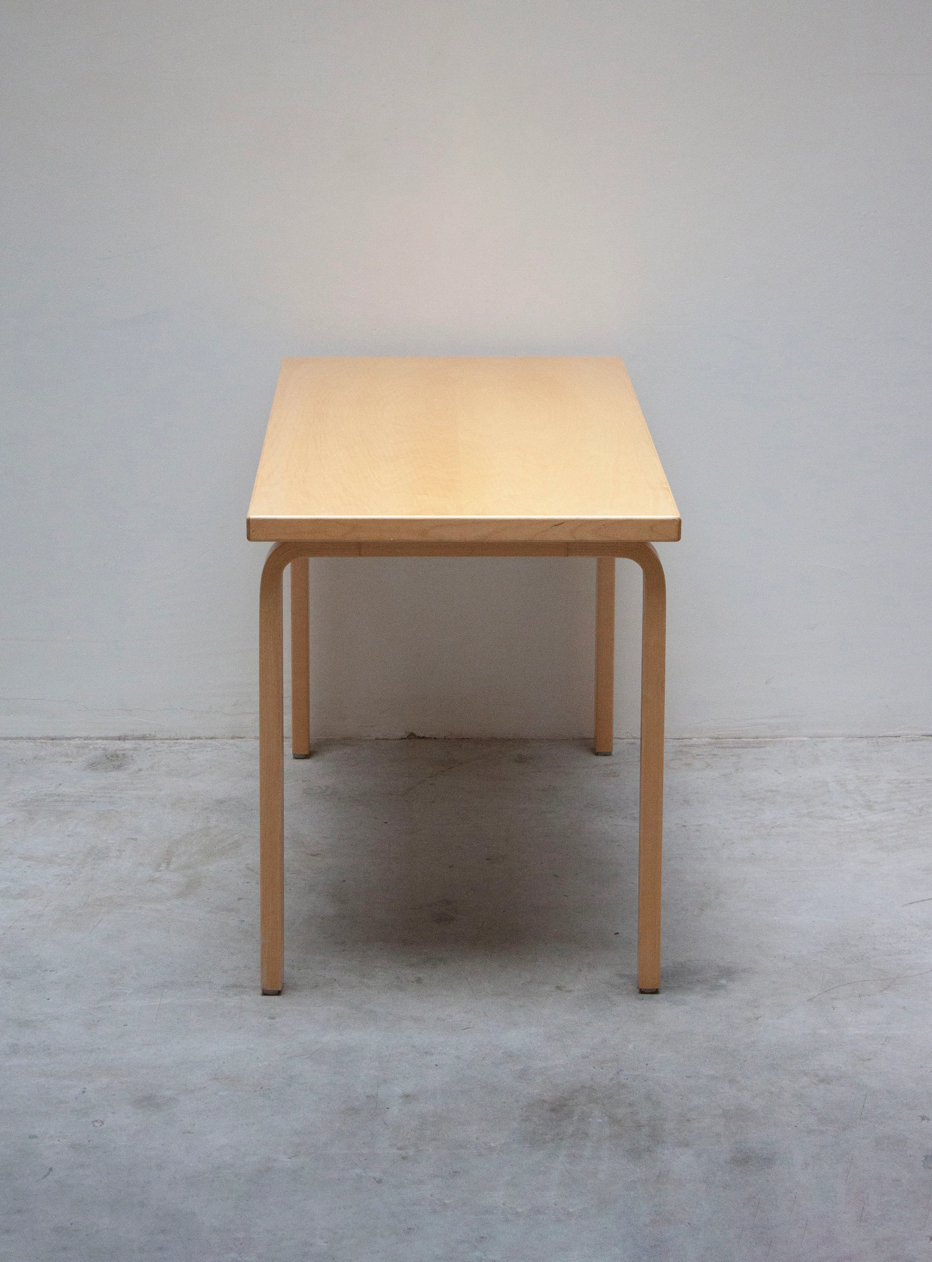 Artek 80A Dining Table or Desk by Alvar Aalto (Birch) - Image 17