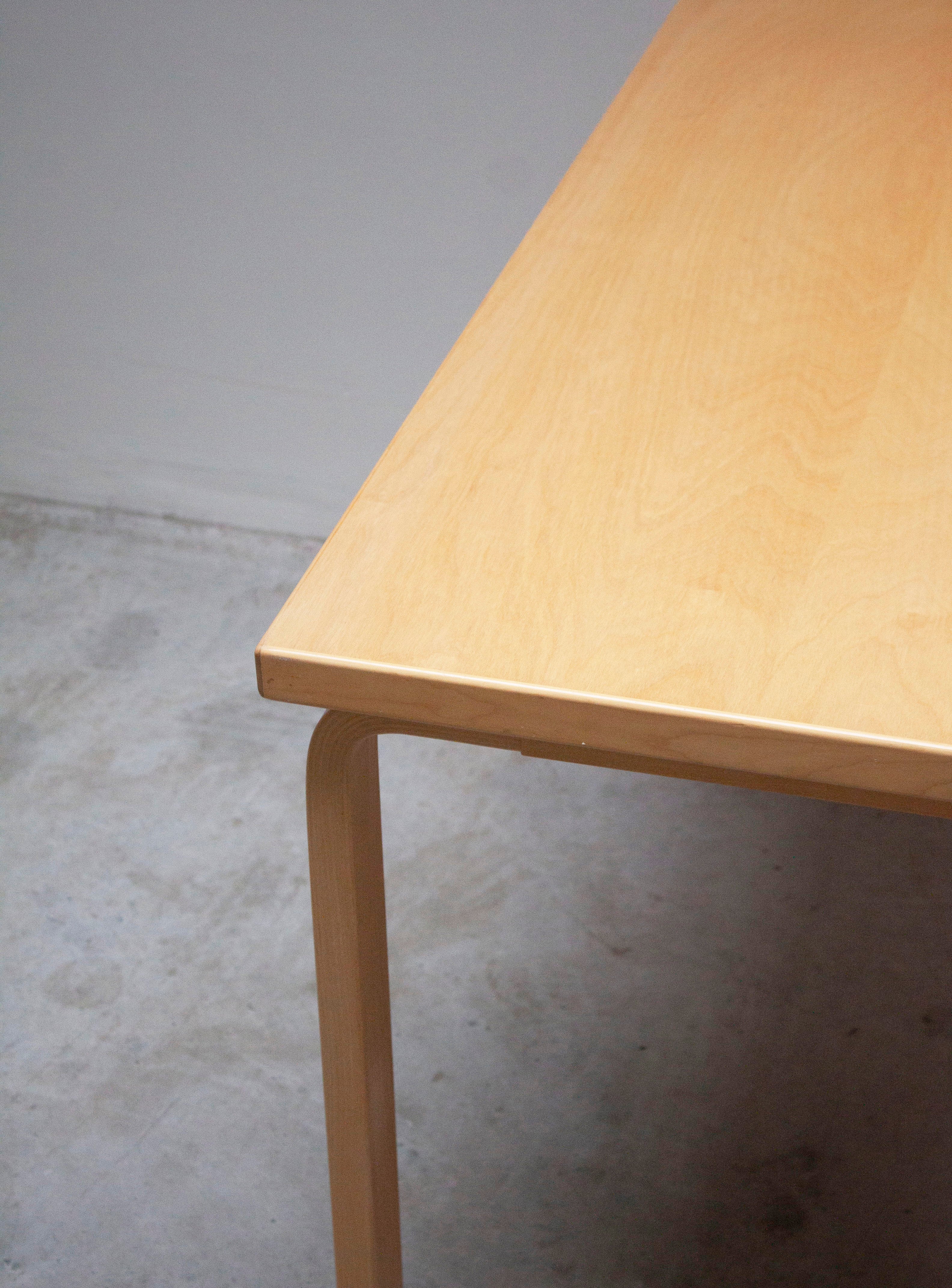 Artek 80A Dining Table or Desk by Alvar Aalto (Birch) - Image 20