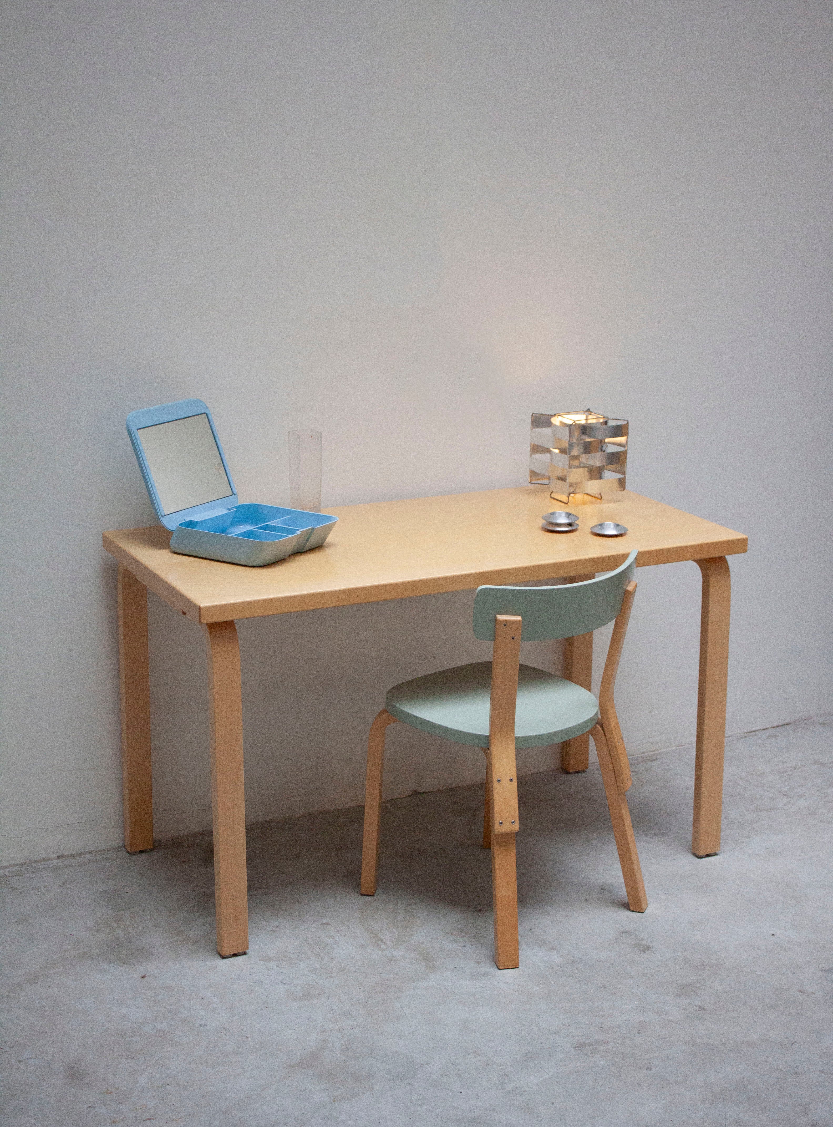 Artek 80A Dining Table or Desk by Alvar Aalto (Birch) - Image 22