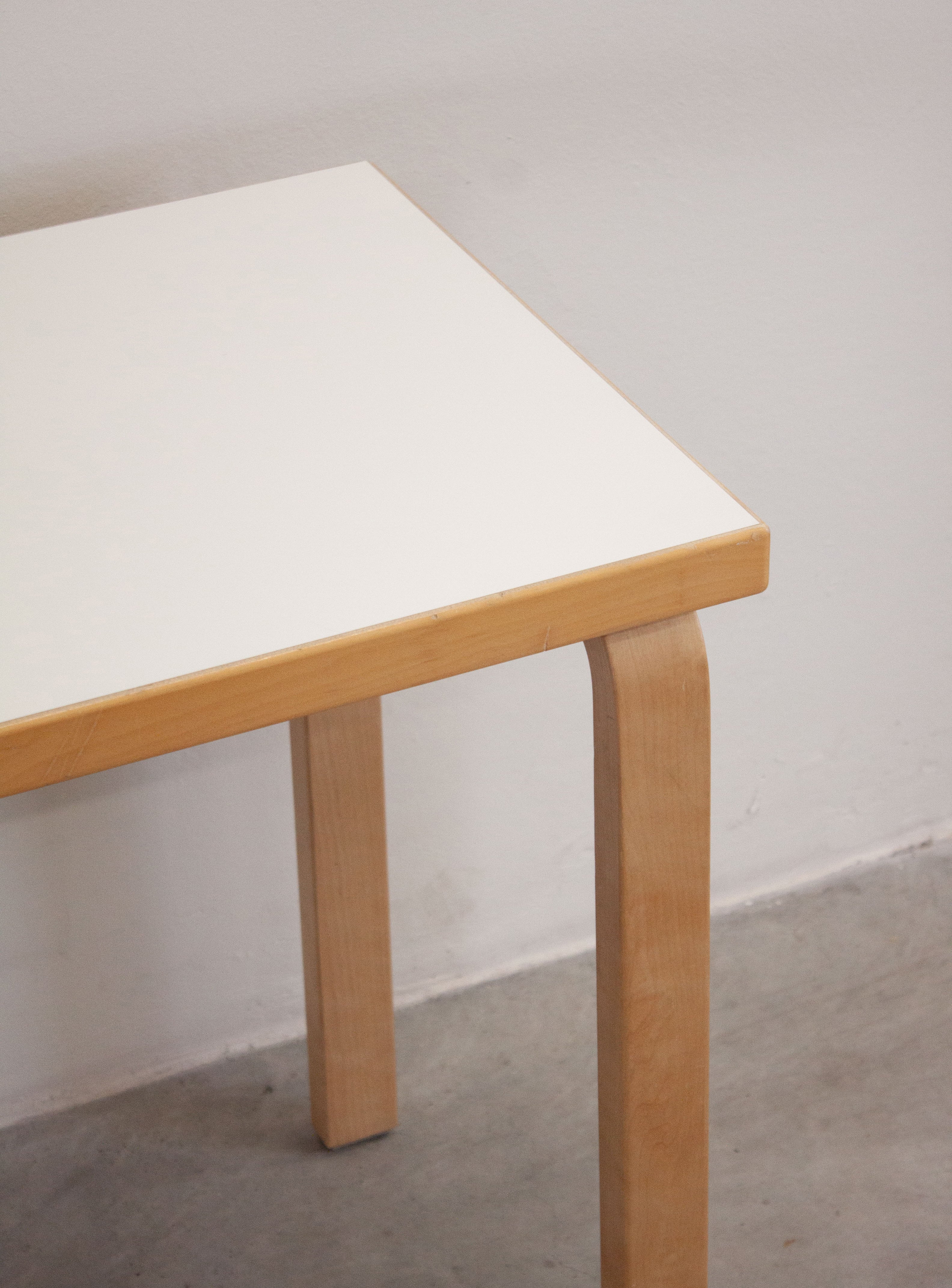 Artek Dining Table or Desk by Alvar Aalto (White) - Image 14