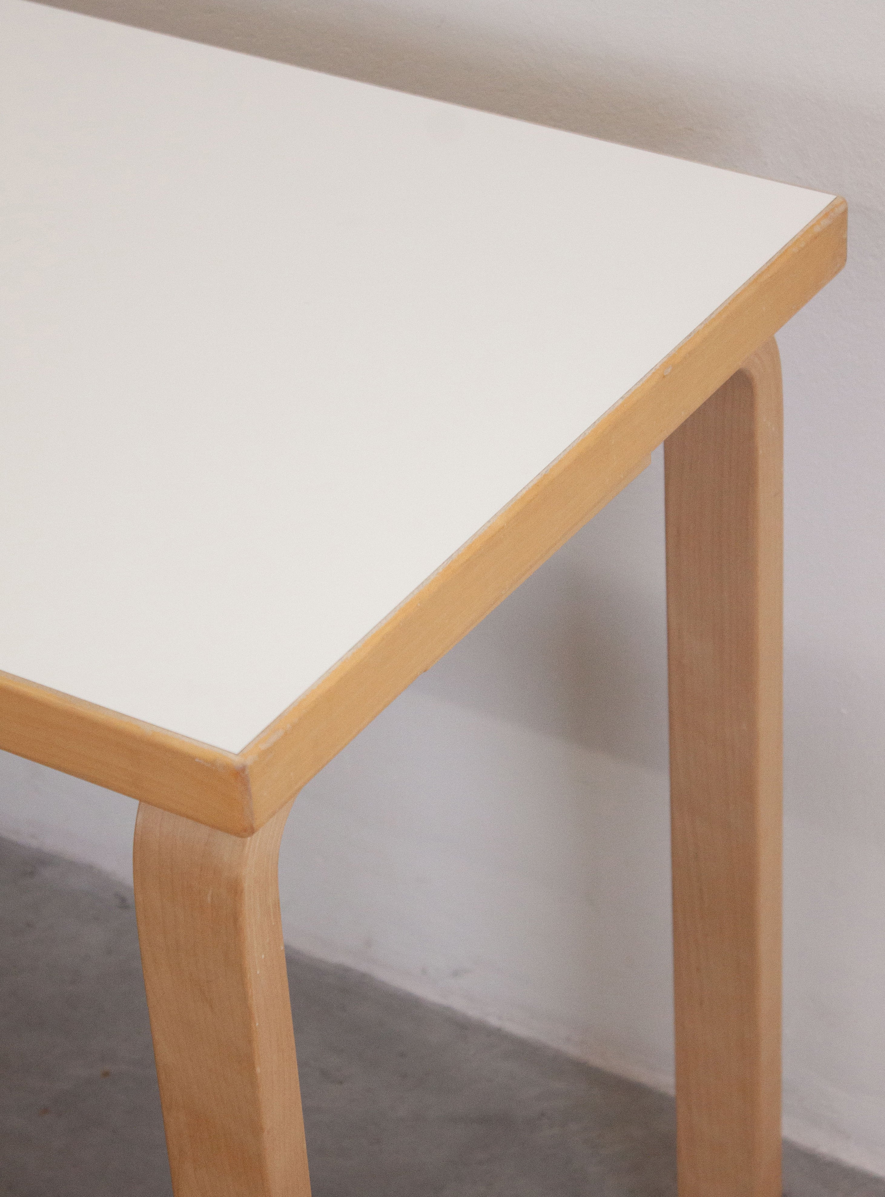 Artek Dining Table or Desk by Alvar Aalto (White) - Image 19