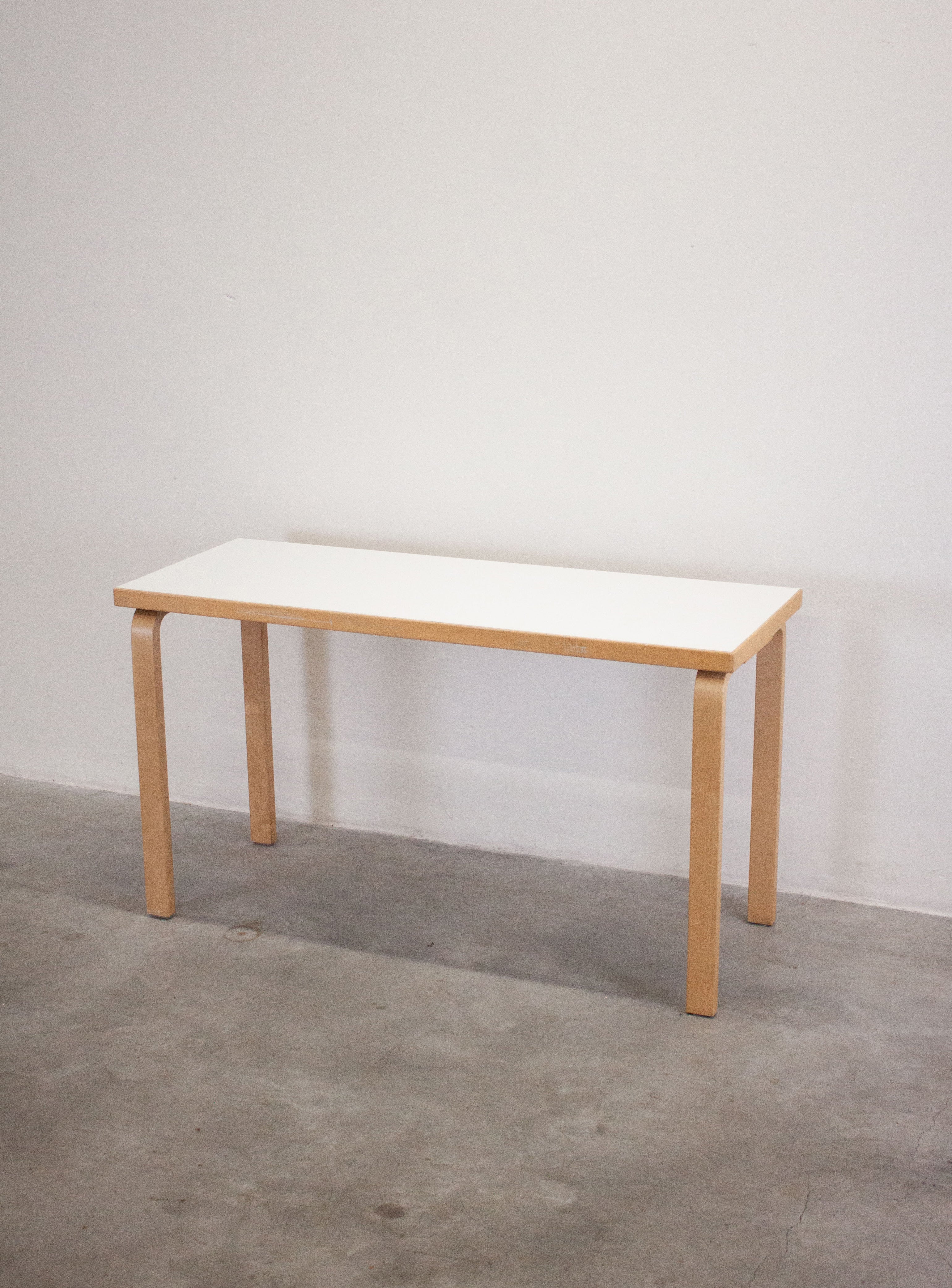 Artek Dining Table or Desk by Alvar Aalto (White) - Image 4