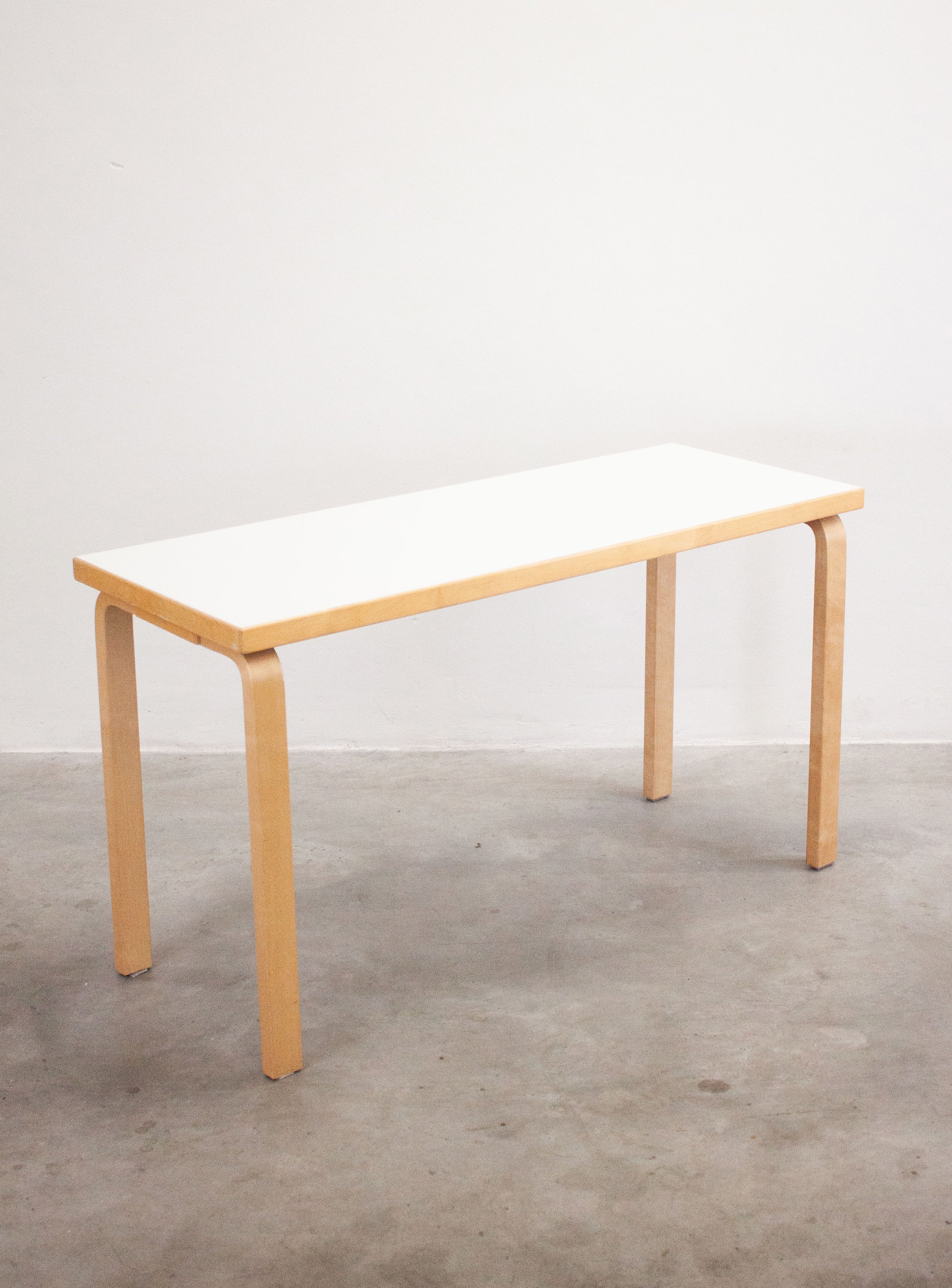 Artek Dining Table or Desk by Alvar Aalto (White) - Image 5