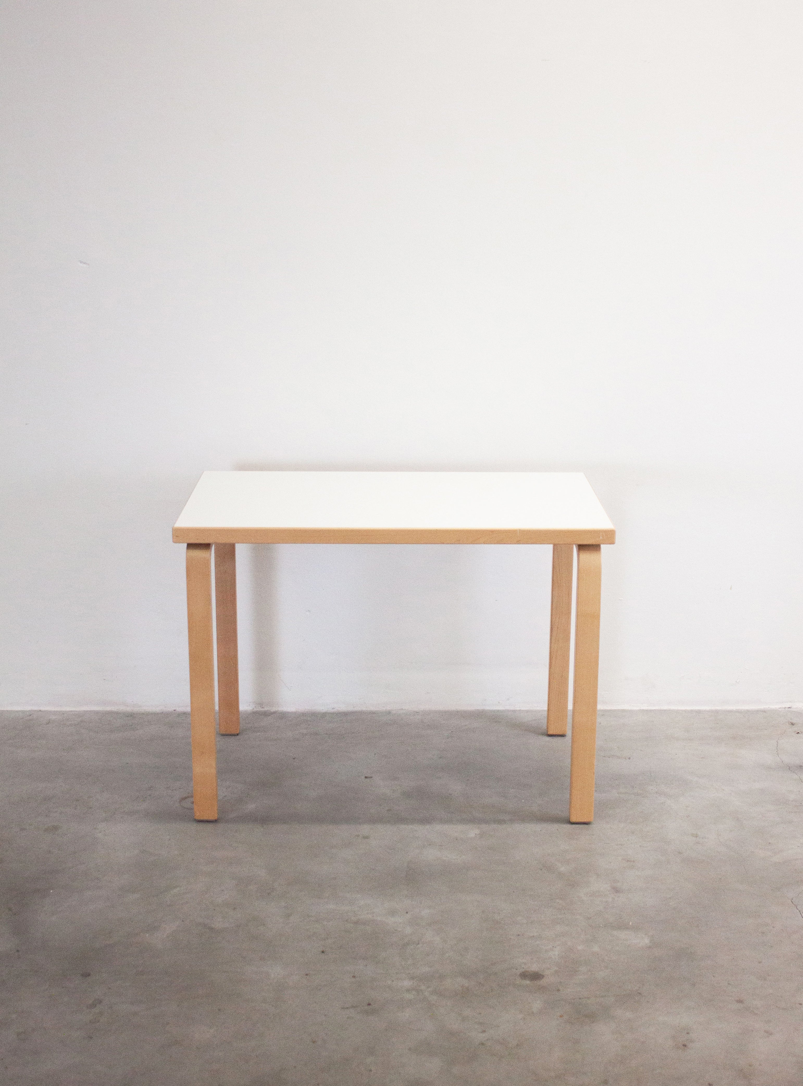 Artek Dining Table or Desk by Alvar Aalto (White)