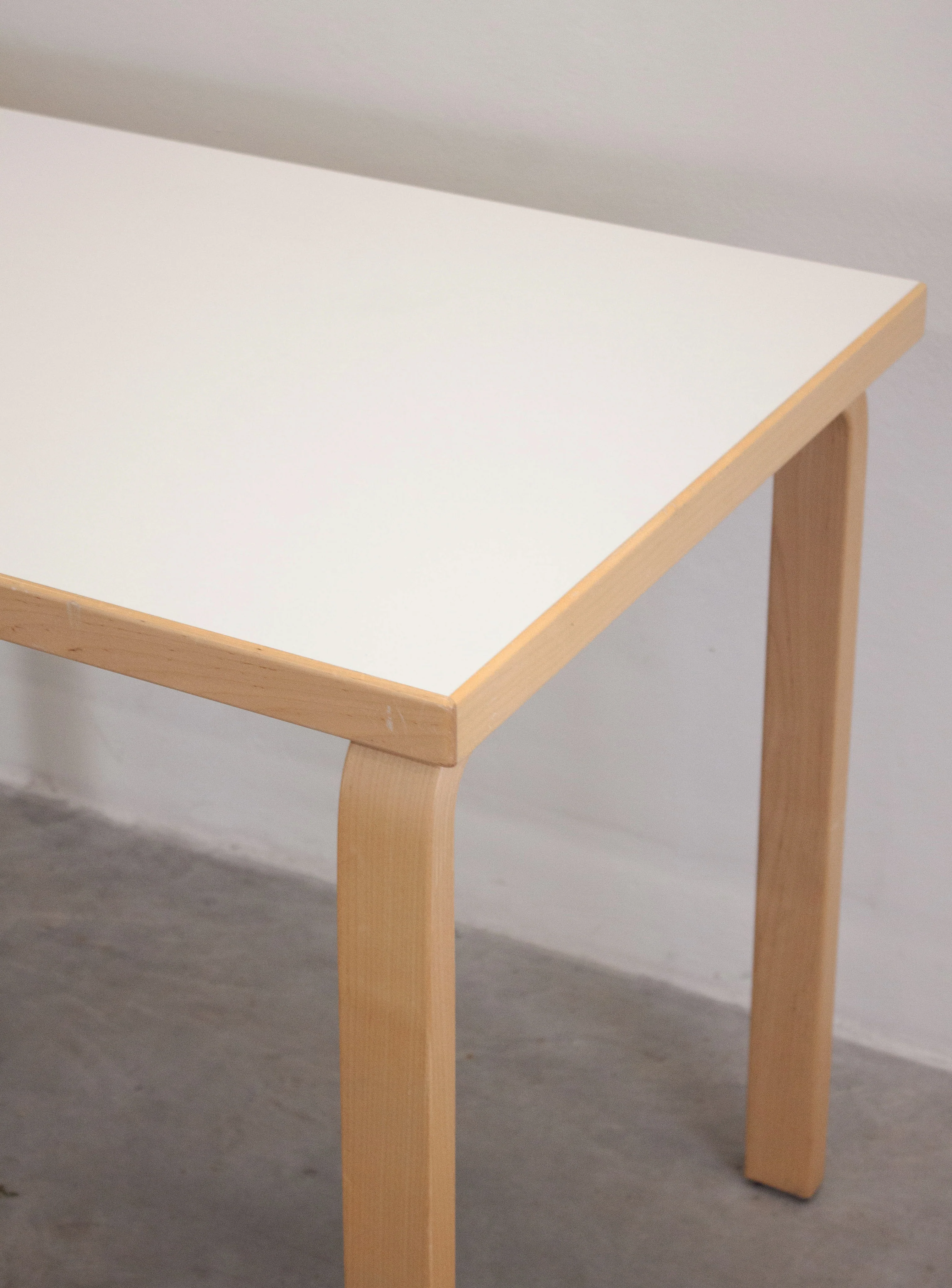 Artek Dining Table or Desk by Alvar Aalto (White) - Image 10