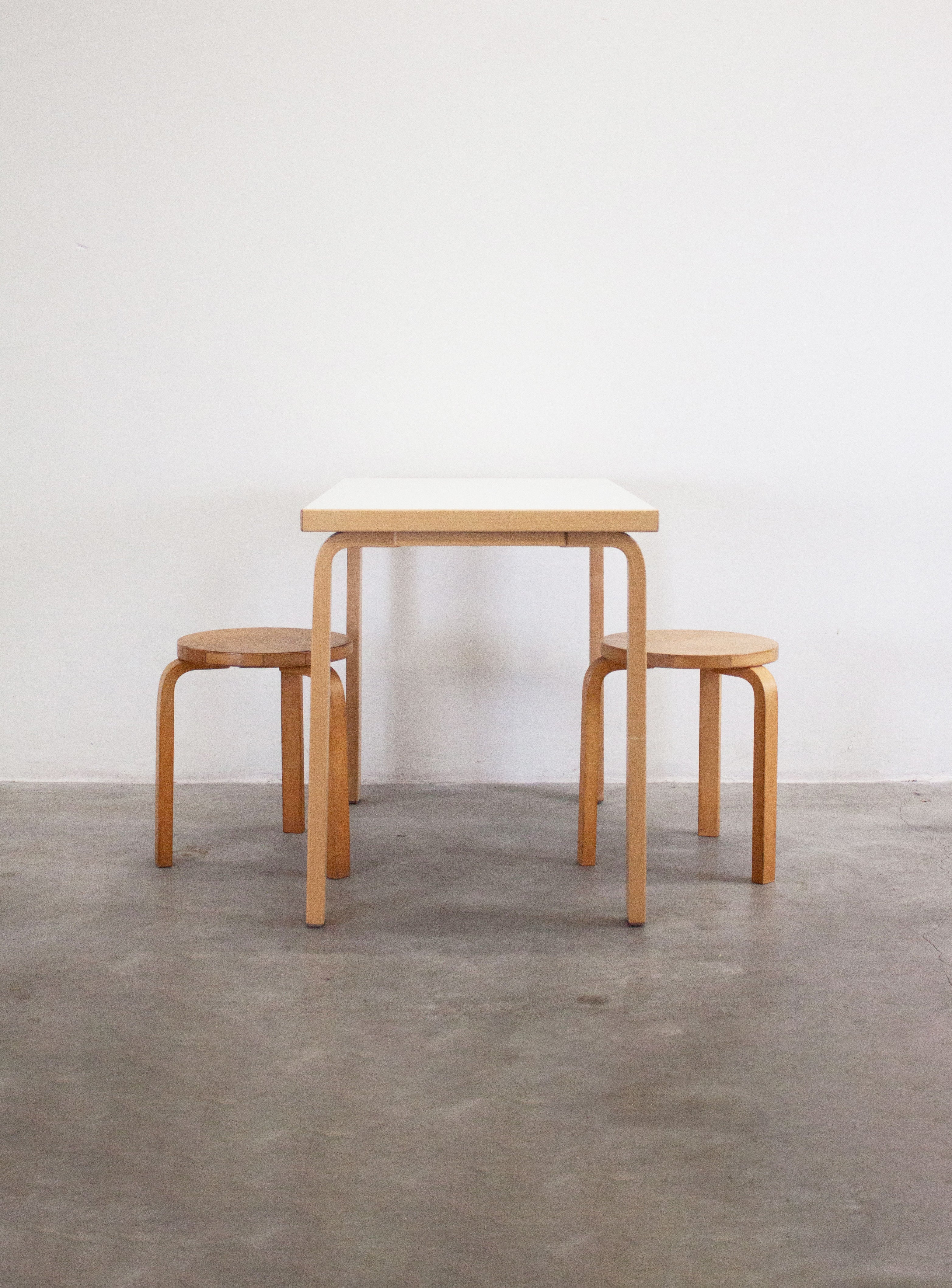 Artek Dining Table or Desk by Alvar Aalto (White) - Image 17