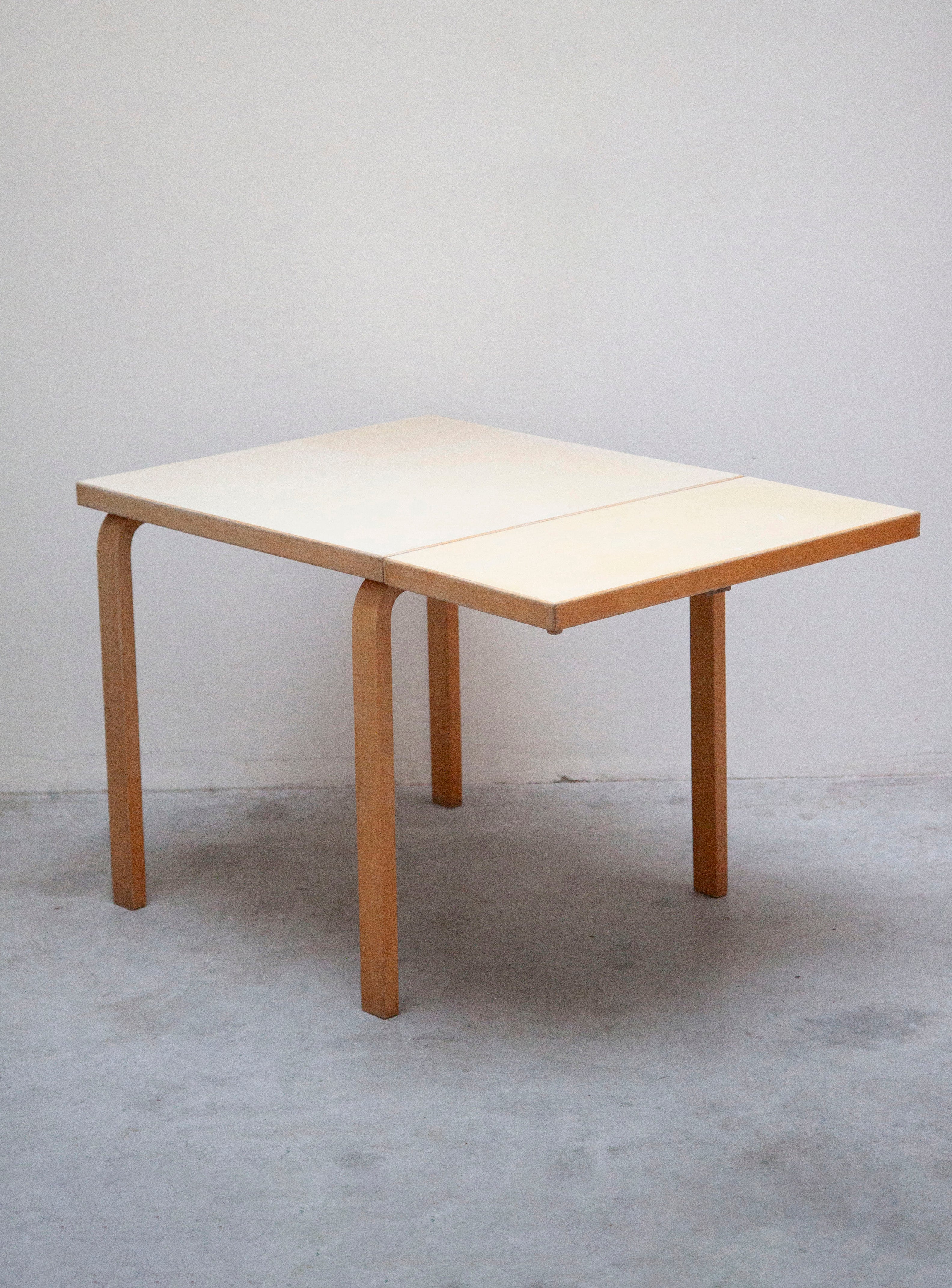 Artek DL81C Drop Leaf Table by Alvar Aalto (Butter) - Image 14
