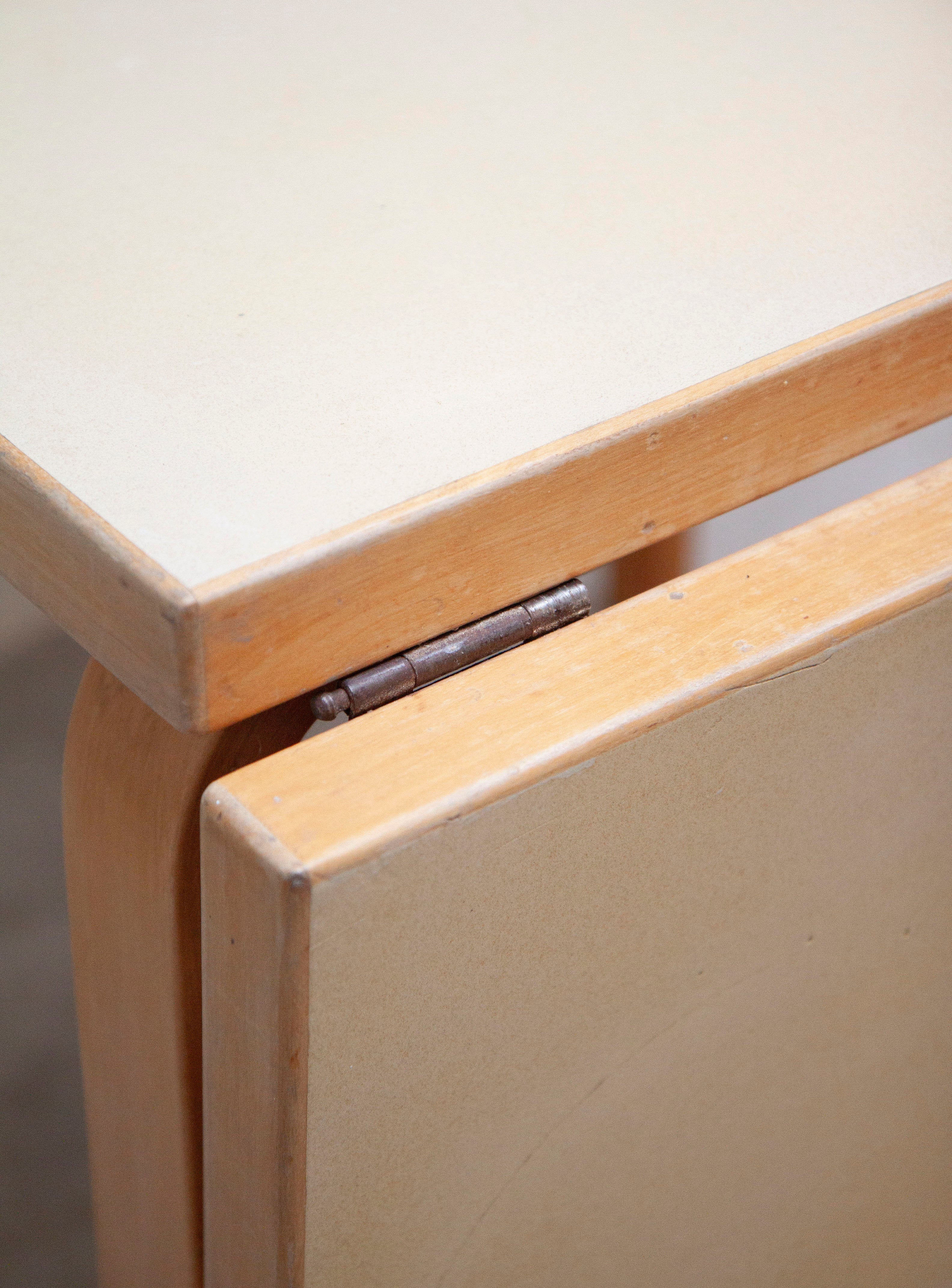 Artek DL81C Drop Leaf Table by Alvar Aalto (Butter) - Image 6