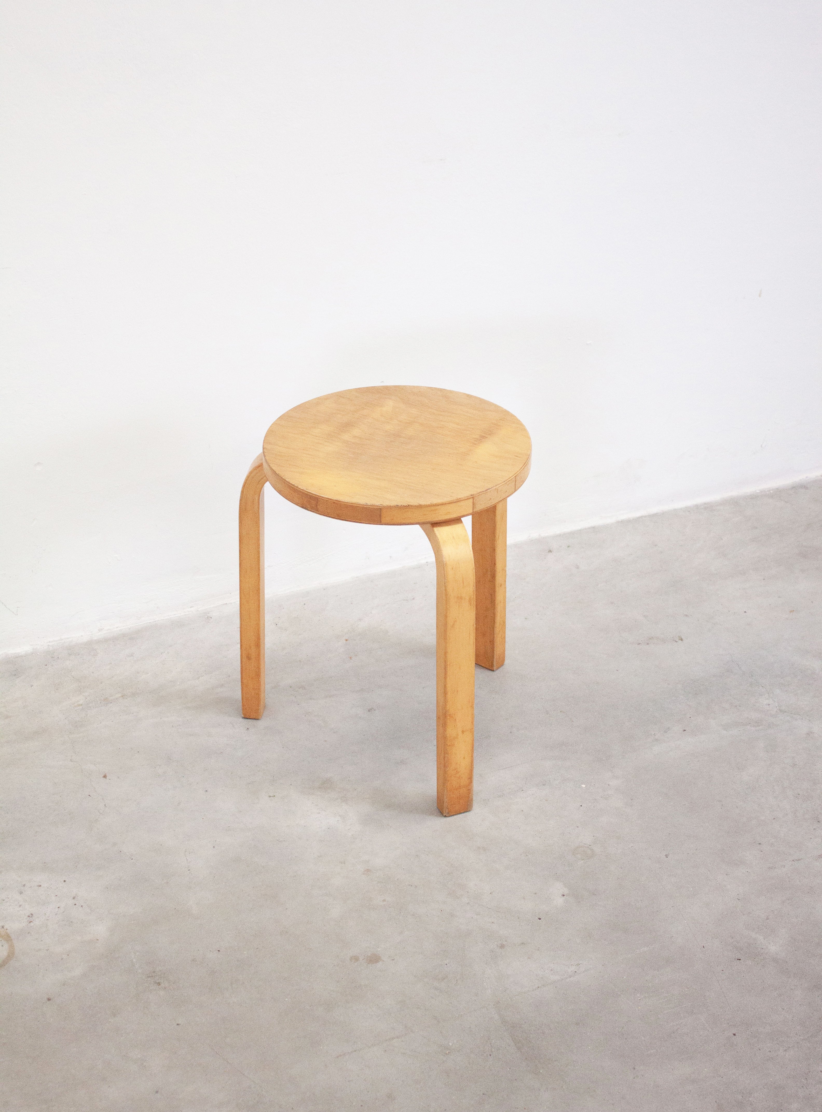 Artek Model 60 Stool by Alvar Aalto (Birch) - Image 10