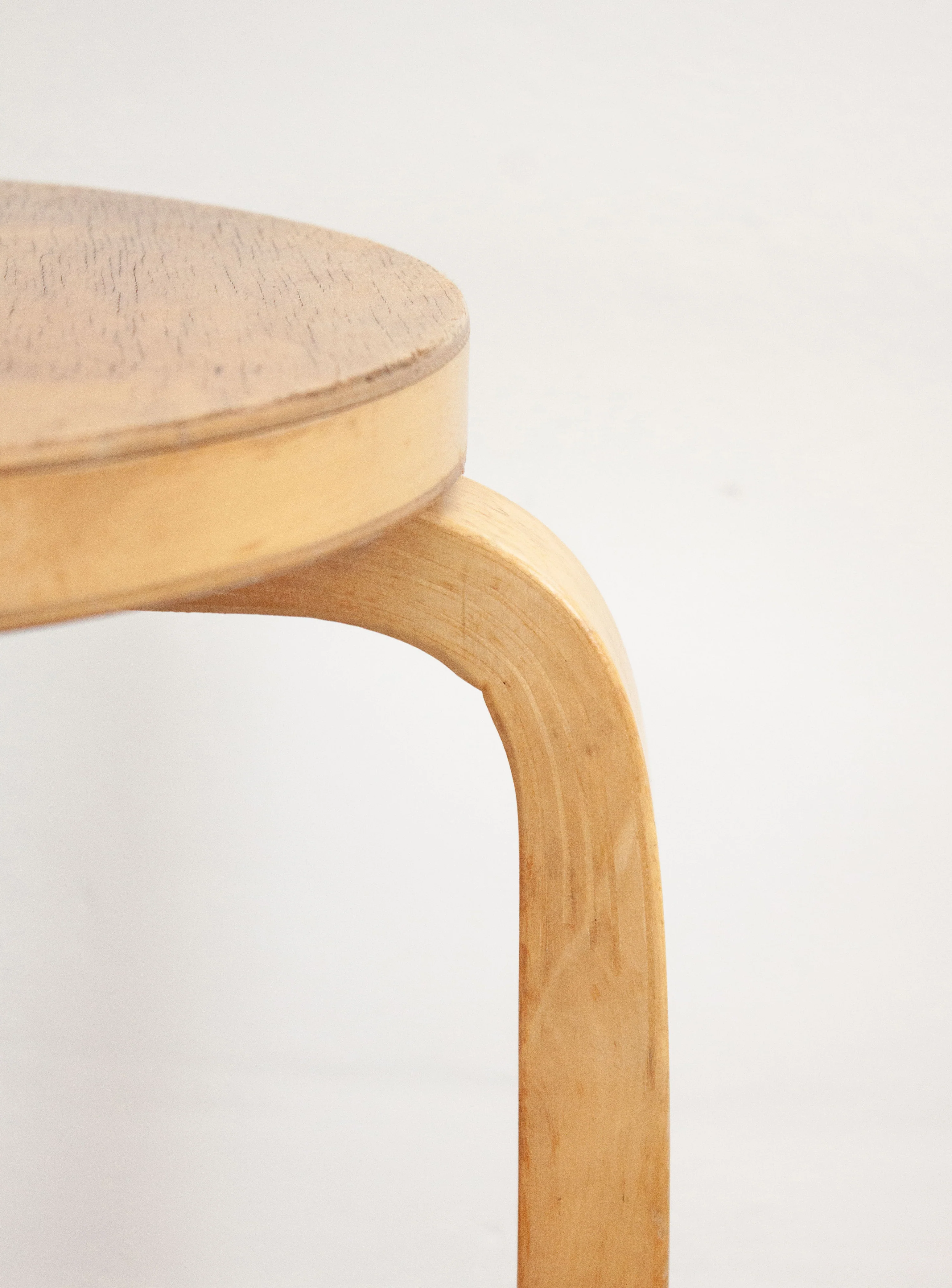 Artek Model 60 Stool by Alvar Aalto (Birch) - Image 13