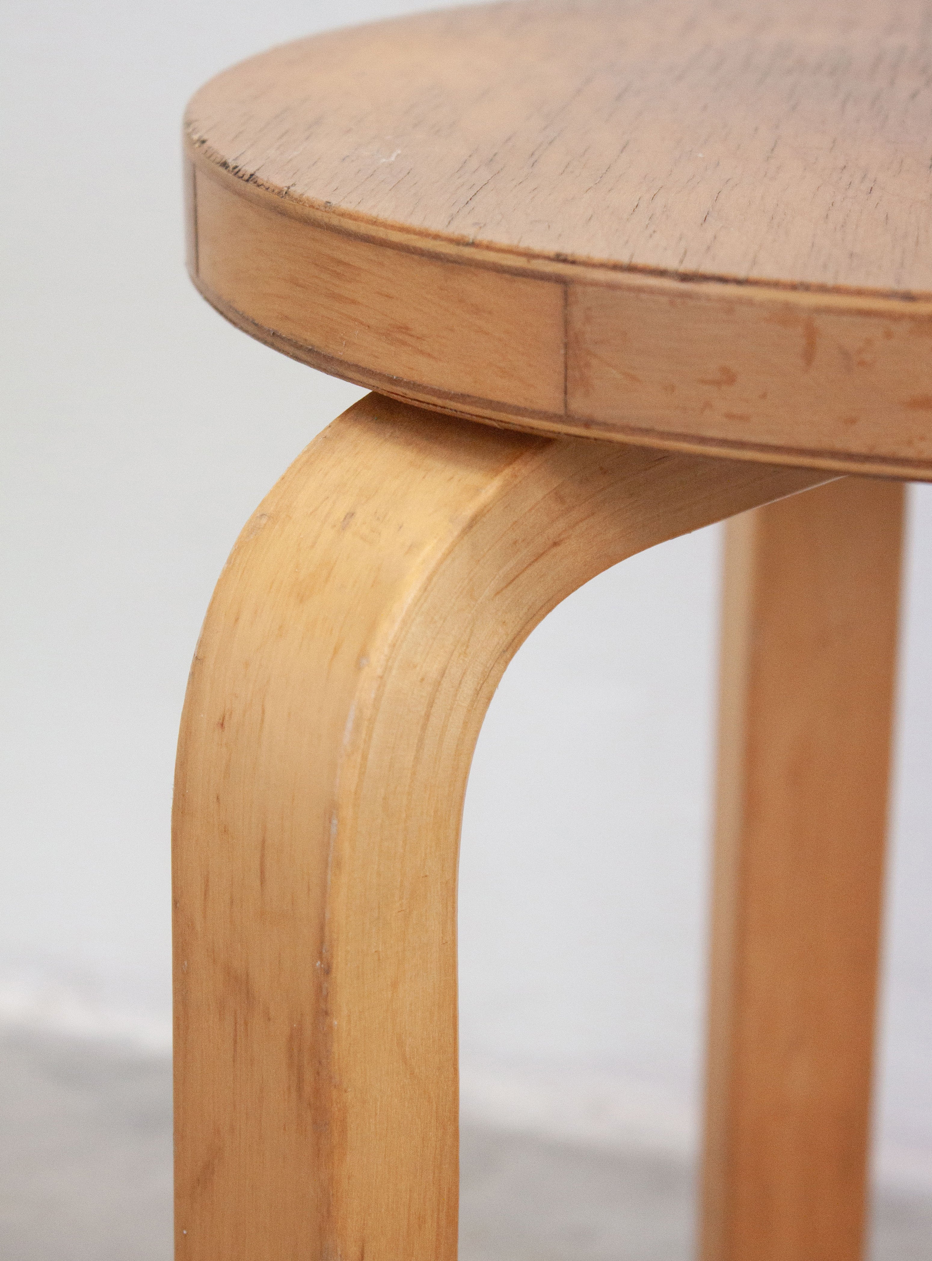 Artek Model 60 Stool by Alvar Aalto (Birch) - Image 14