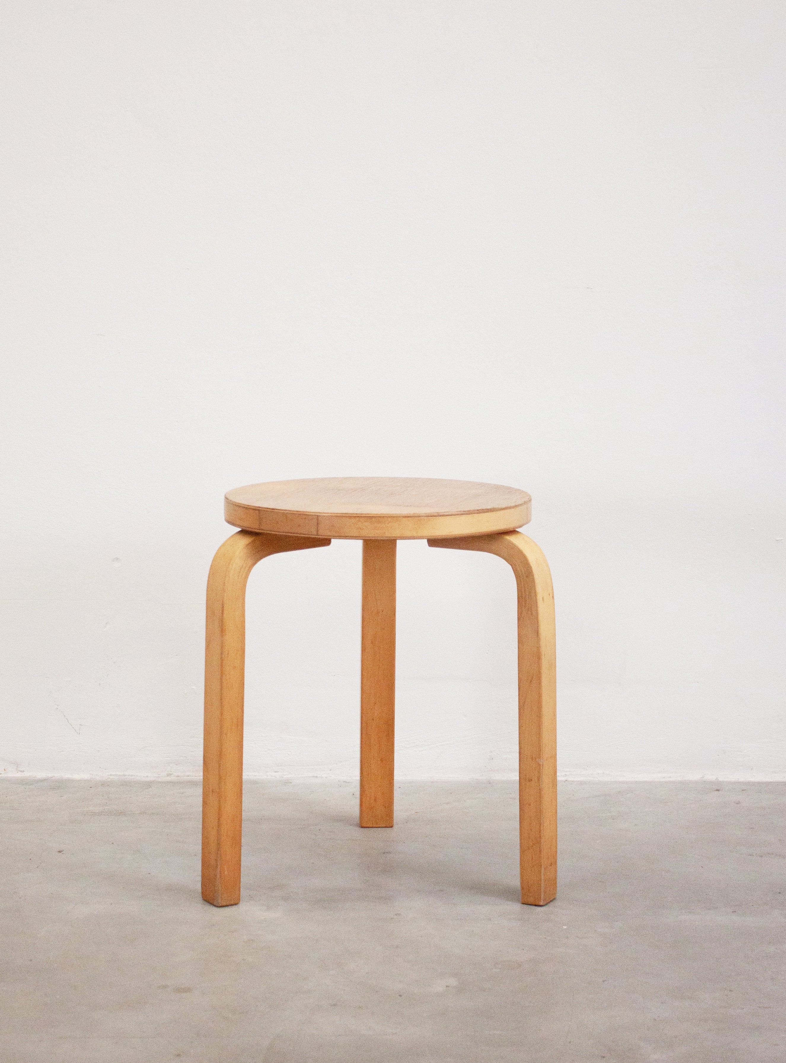 Artek Model 60 Stool by Alvar Aalto (Birch) - Image 16