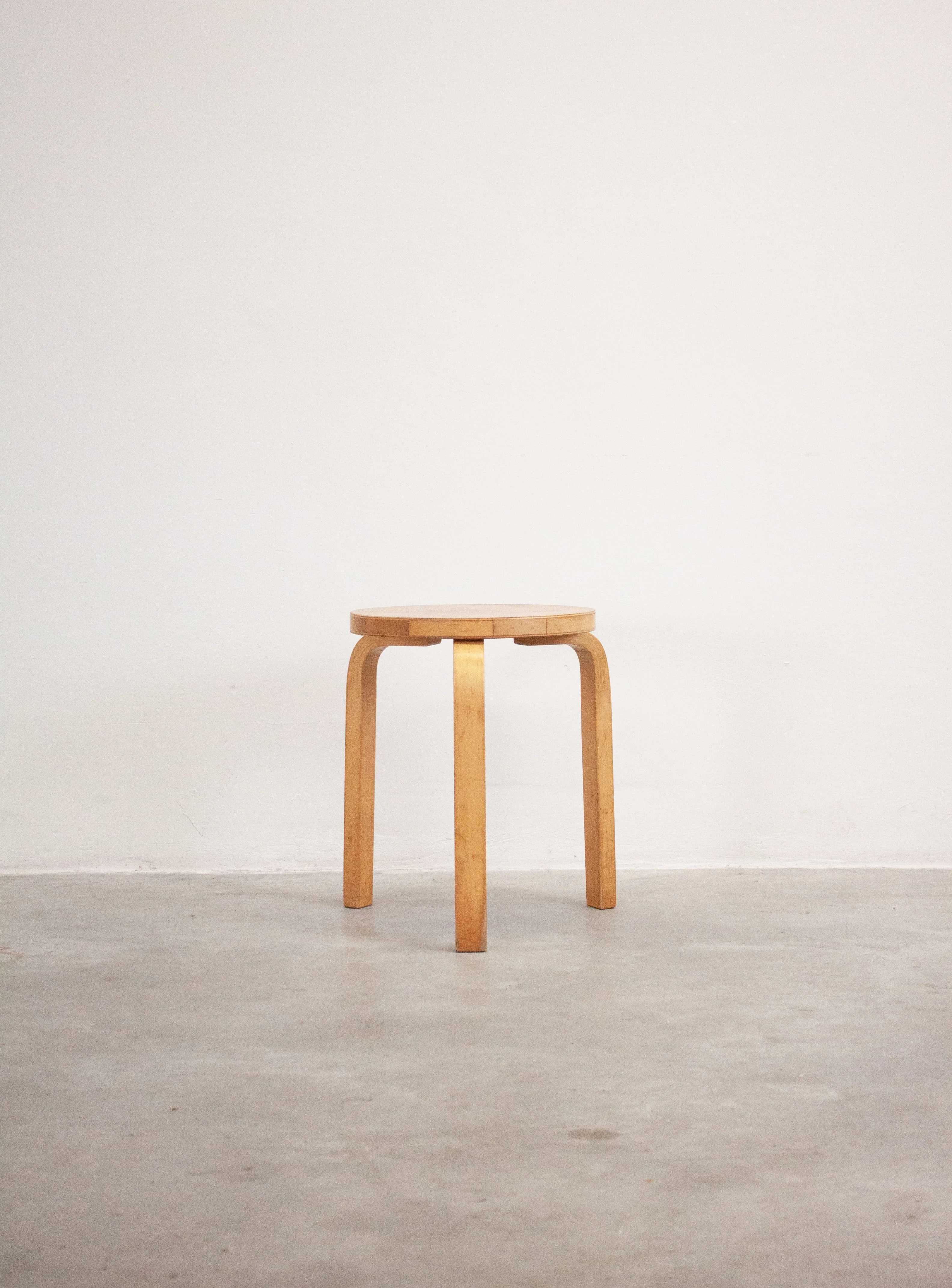 Artek Model 60 Stool by Alvar Aalto (Birch) - Image 6