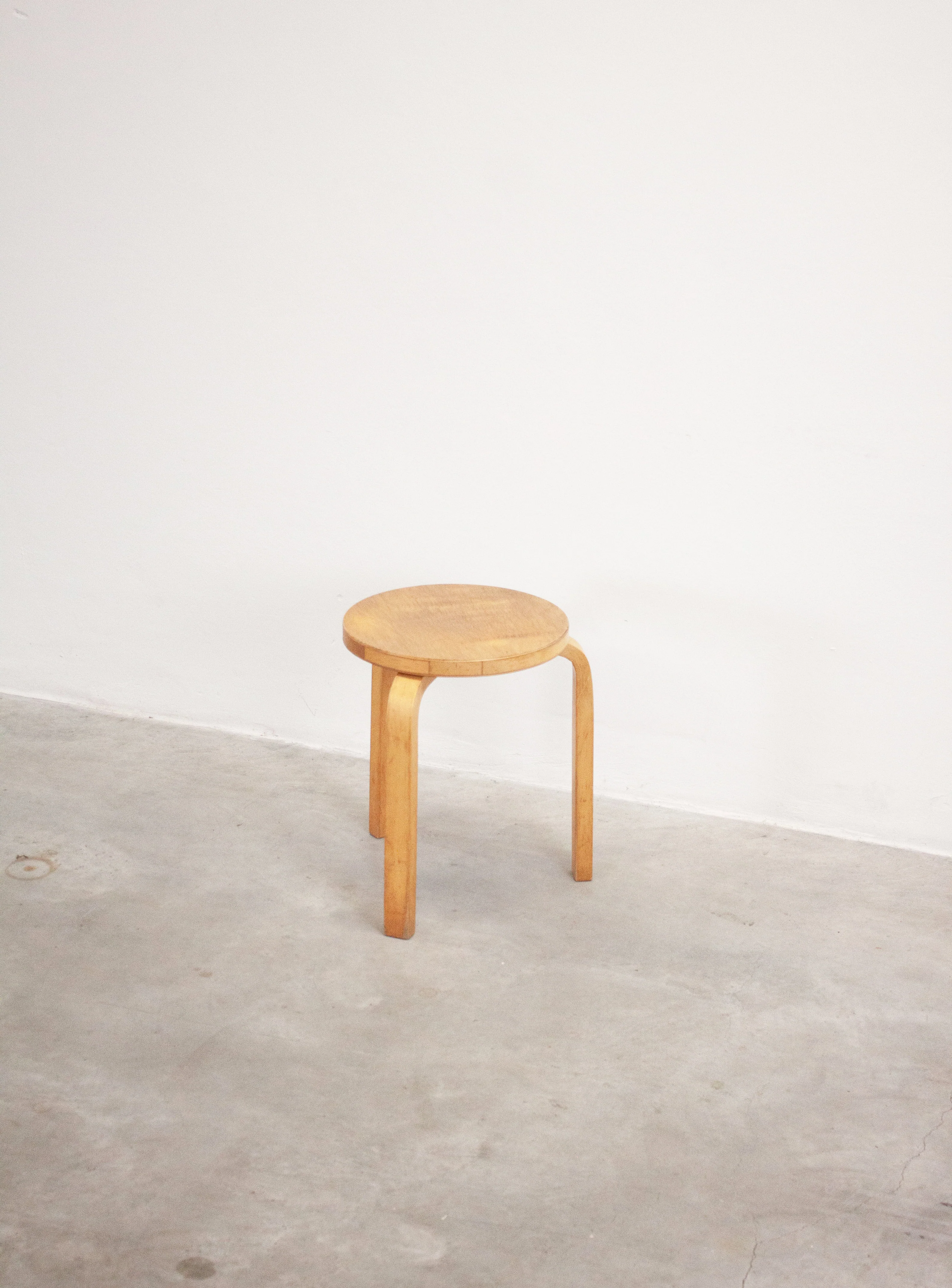 Artek Model 60 Stool by Alvar Aalto (Birch) - Image 7